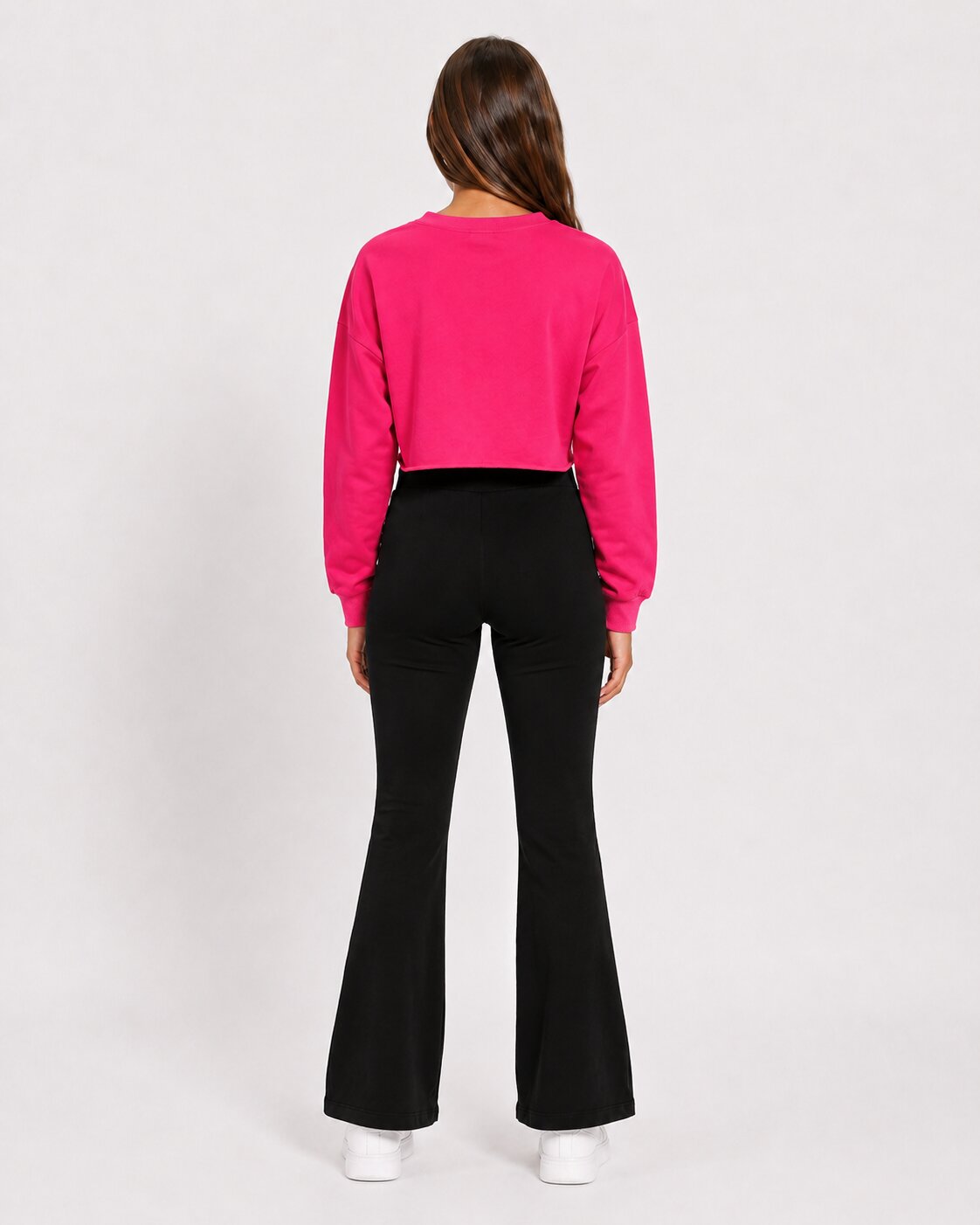 Pyrex Completo Fucsia Felpa/leggings Bambina Girocollo 26EPK46071+46106_