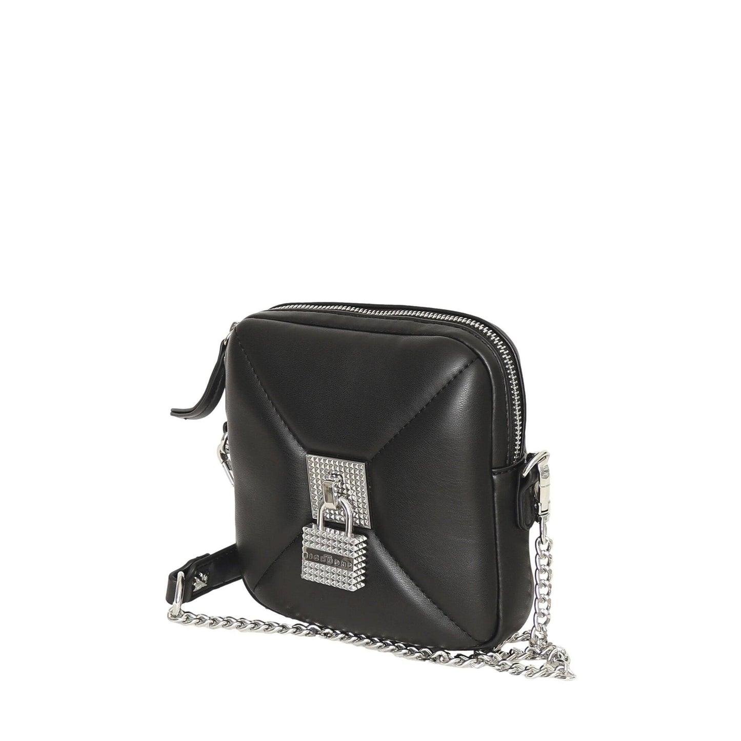 John Richmond Borsa Nera Bambina In Ecopelle Tracolla | Elegante AI25
