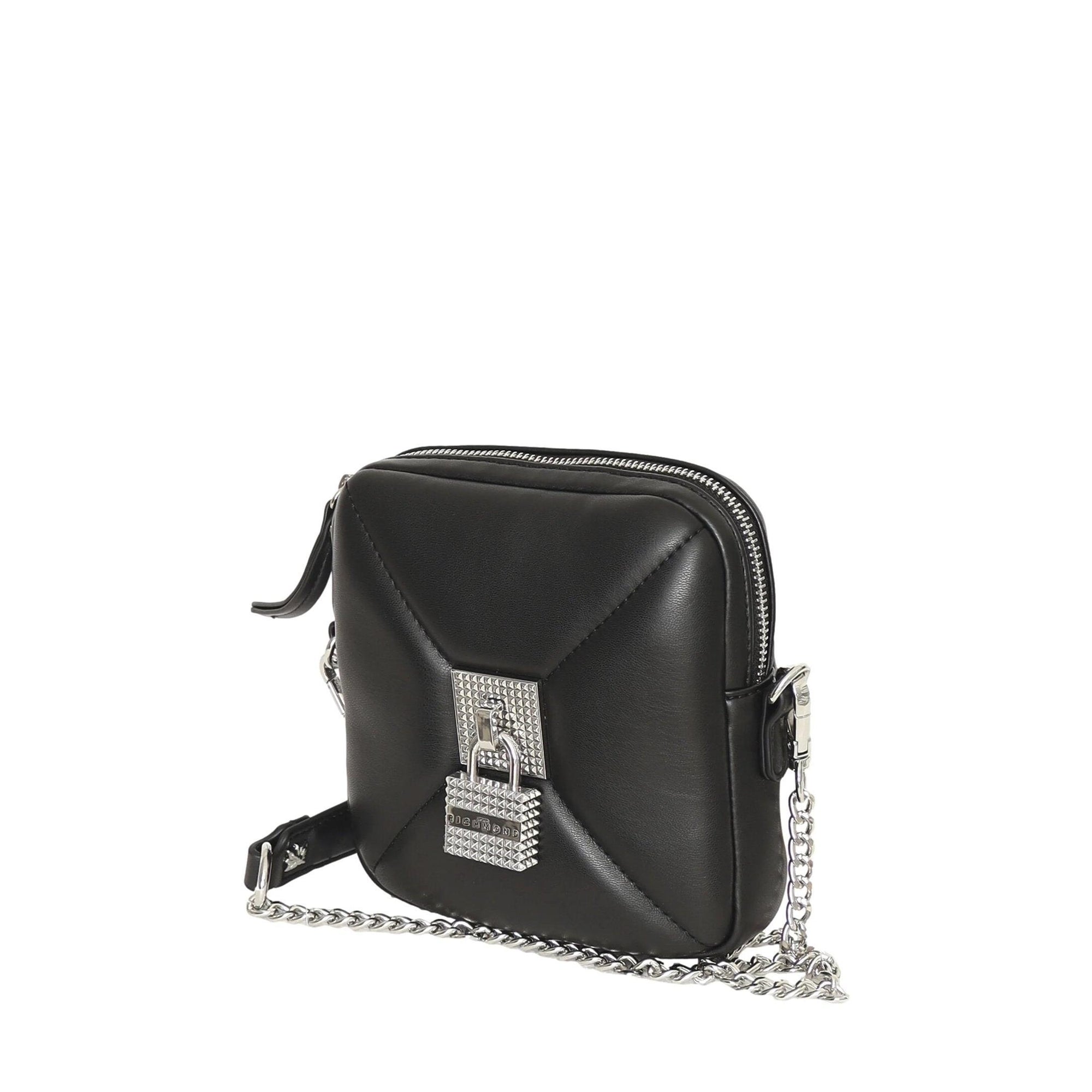 John Richmond Borsa Nera Bambina In Ecopelle Tracolla Elegante AI25