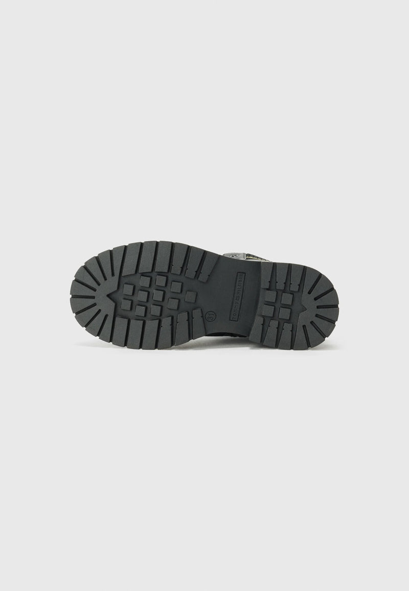 Tommy Hilfiger anfibi bambina neri autunno-inverno con calza elastica - NERO | CammarataMode