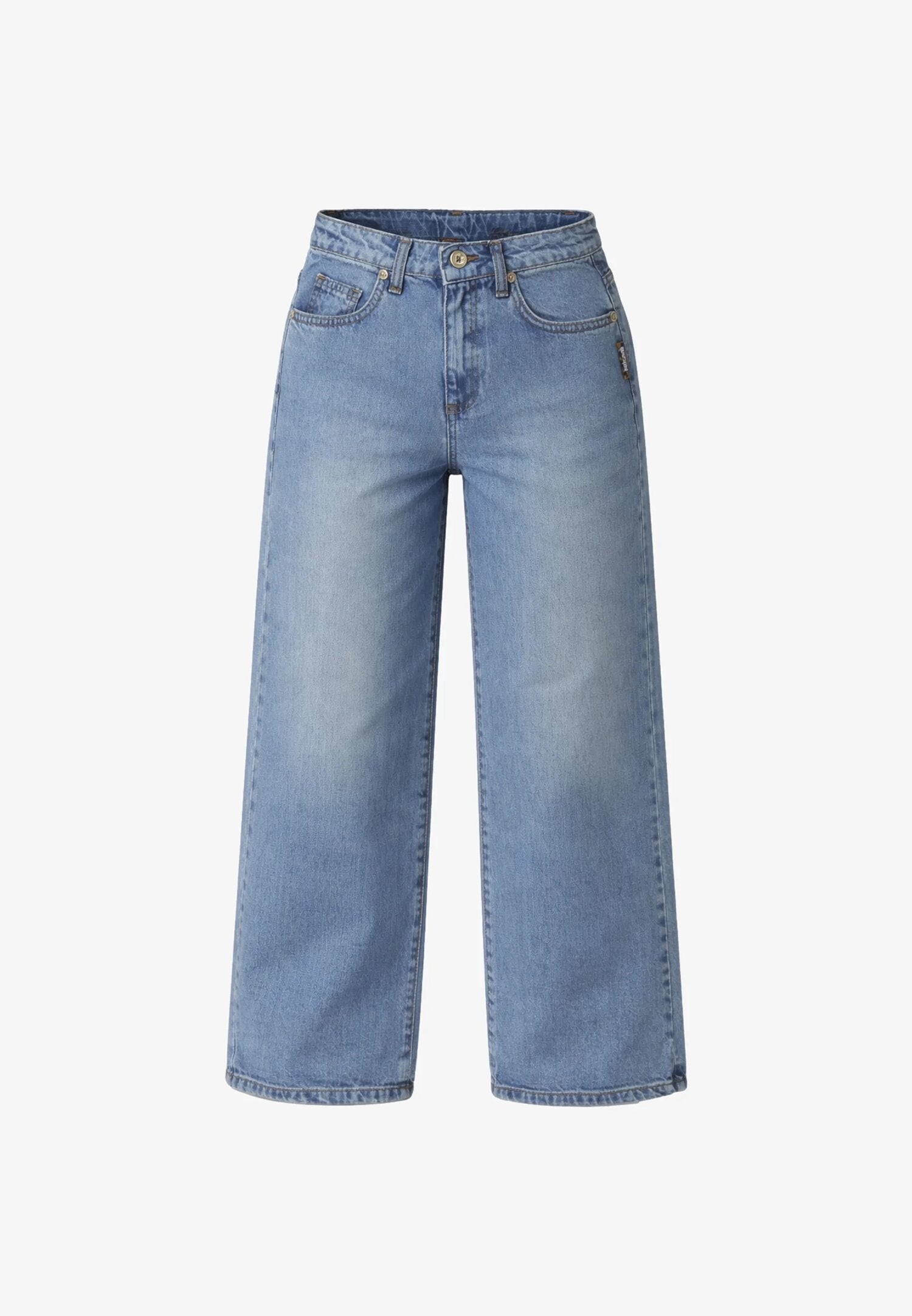 Just Cavalli Jeans Denim Chiaro Largo Con Bandana Bambina JGP26188JE_