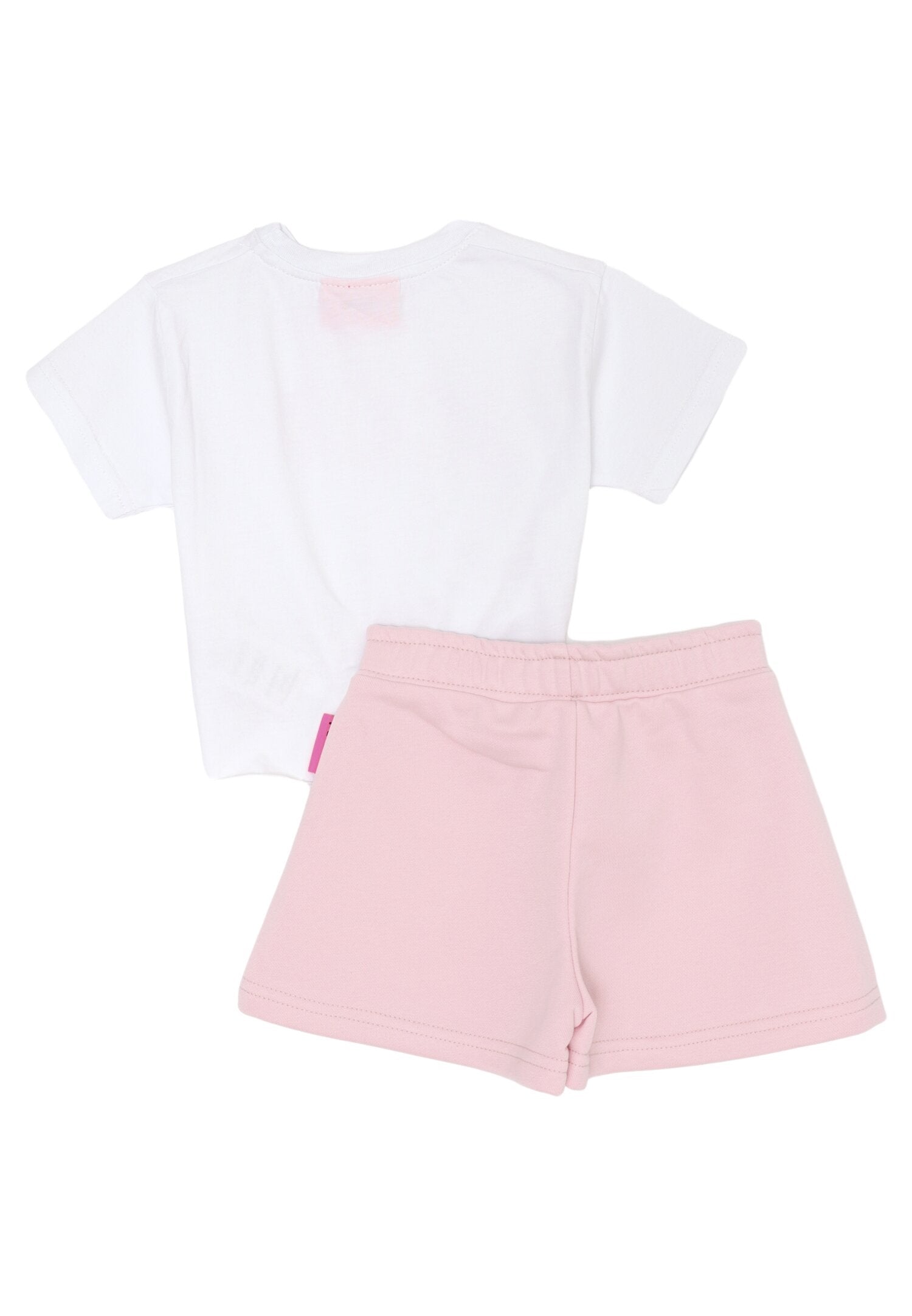 ICON completo bambina rosa chiaro 12 mesi 4 anni nodo frontale cotone | CammarataMode
