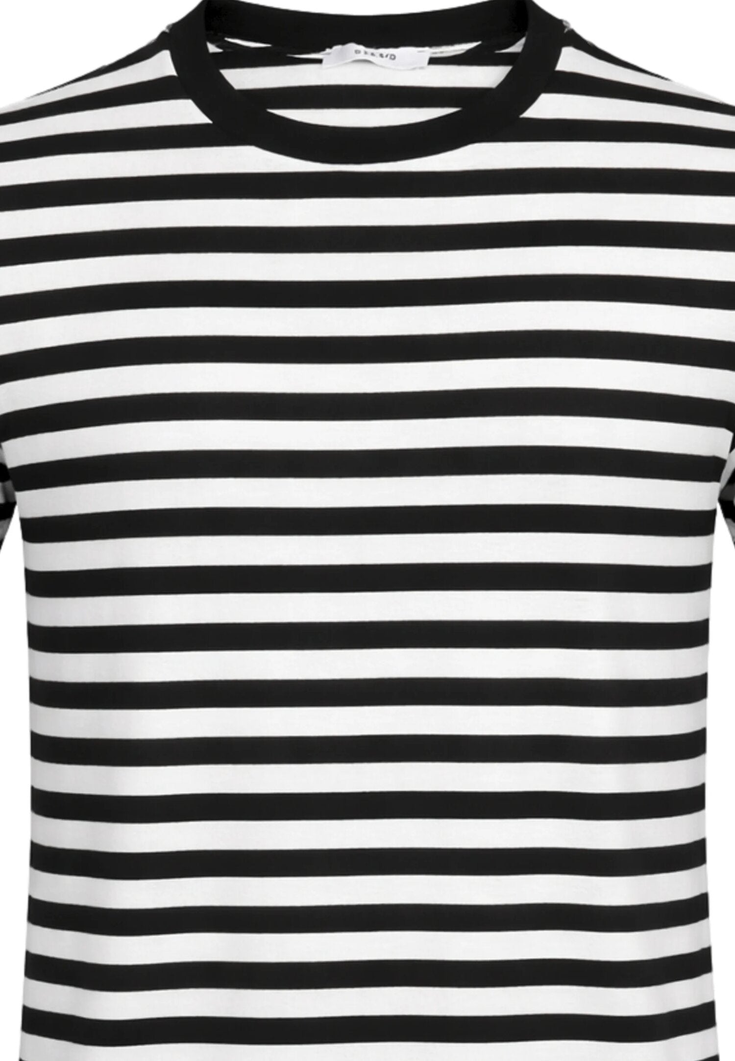 Overd t Shirt a Righe Bianca Bianca Maniche Corte - OK261246_