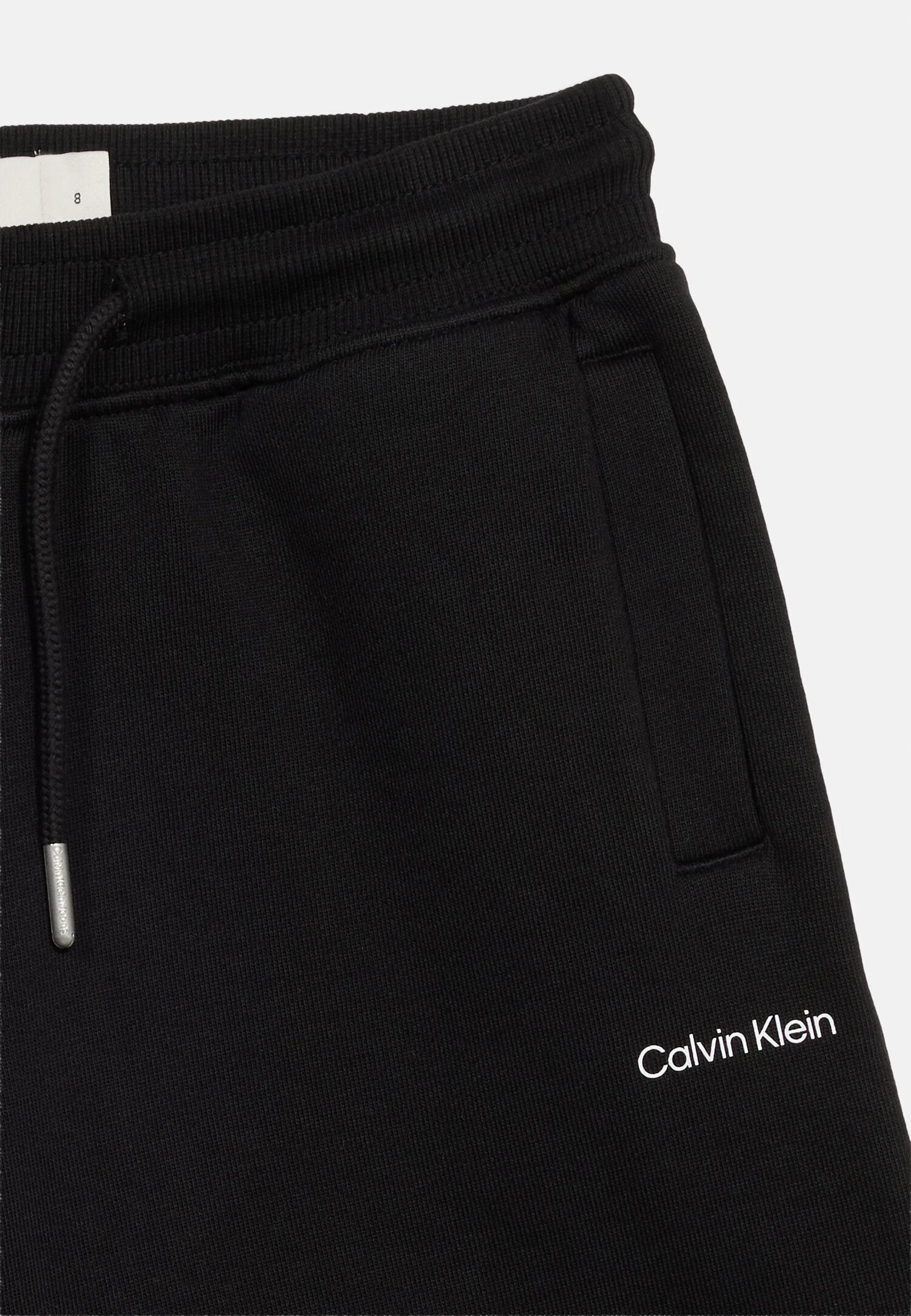 Calvin Klein Bermuda Nero Con Logo Sulla Gamba Bambino LV1CKSJC50BEH_