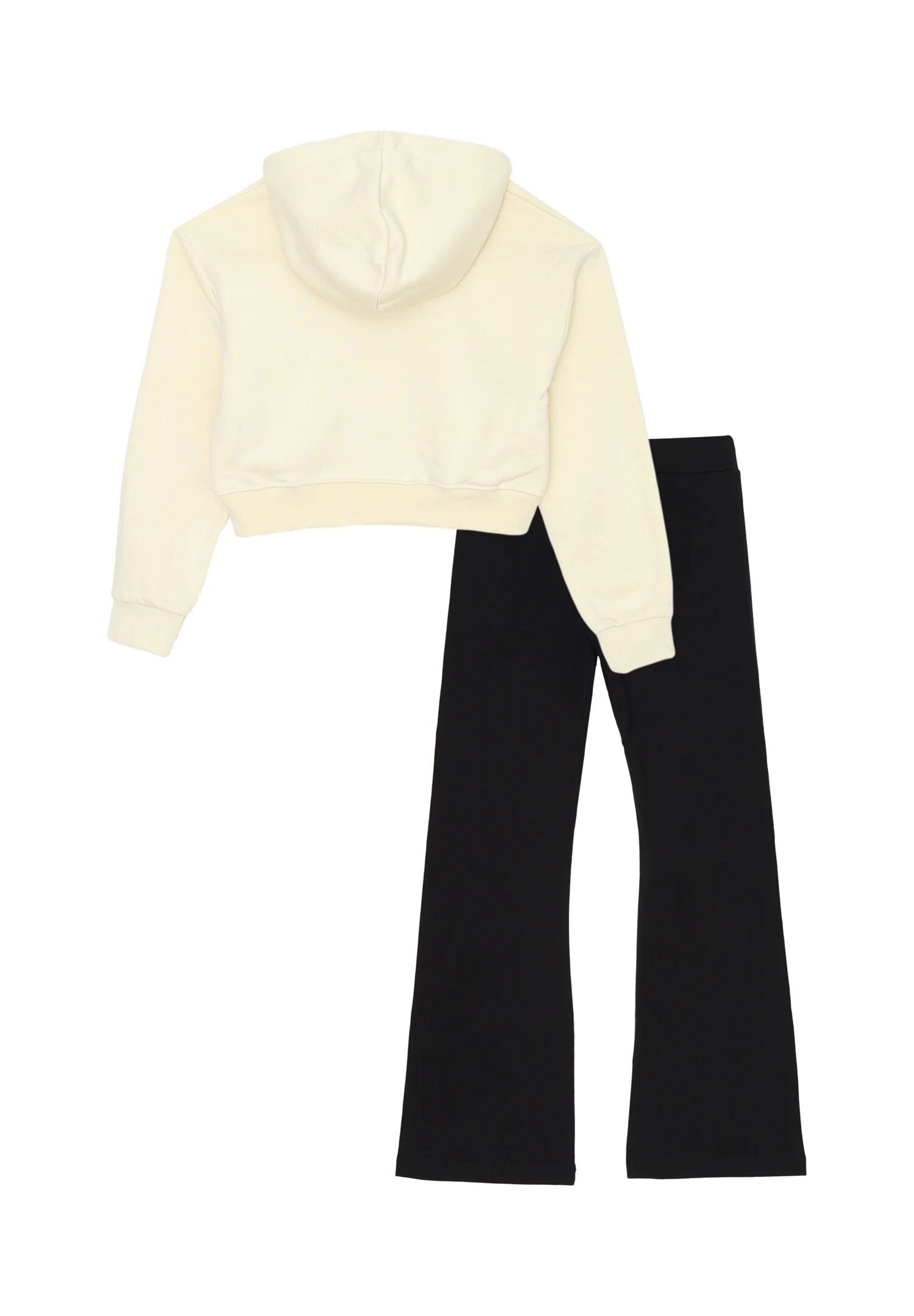 Pyrex Completo Panna Bambina In Cotone Con Cappuccio Sportivo AI25