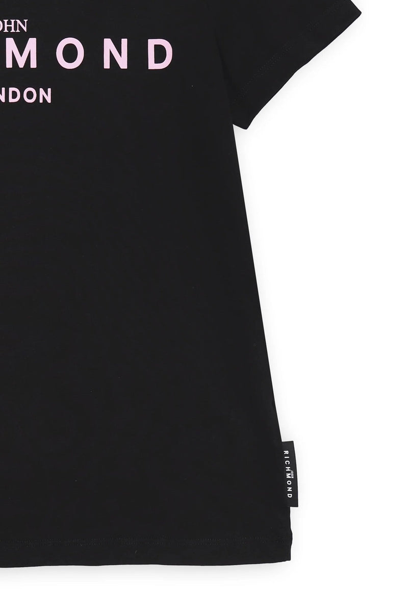 John Richmond - Maglia a maniche corte nera bambina - NERO | CammarataMode
