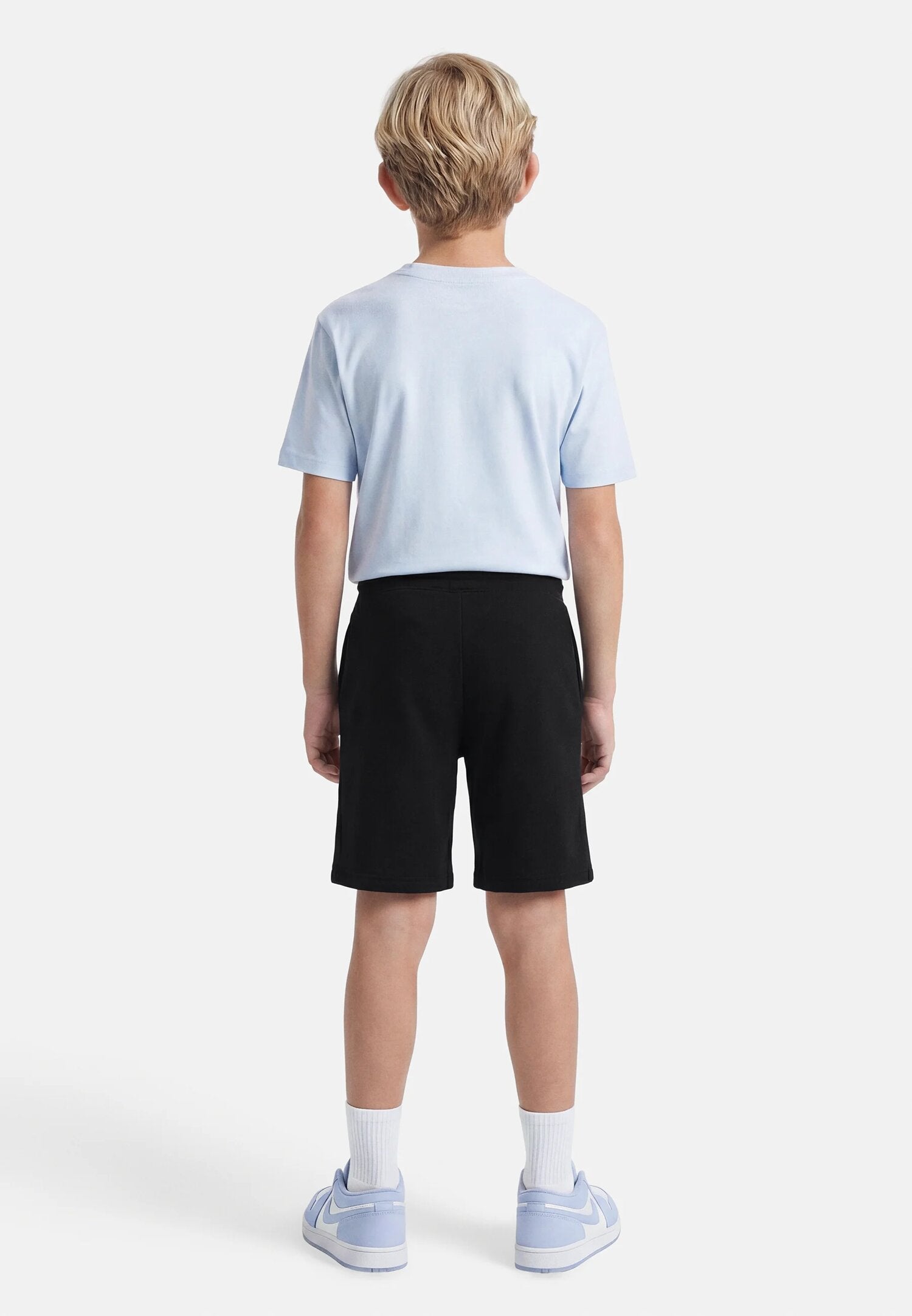 Calvin Klein Bermuda Nero Con Logo Sulla Gamba Bambino LV1CKSJC50BEH_
