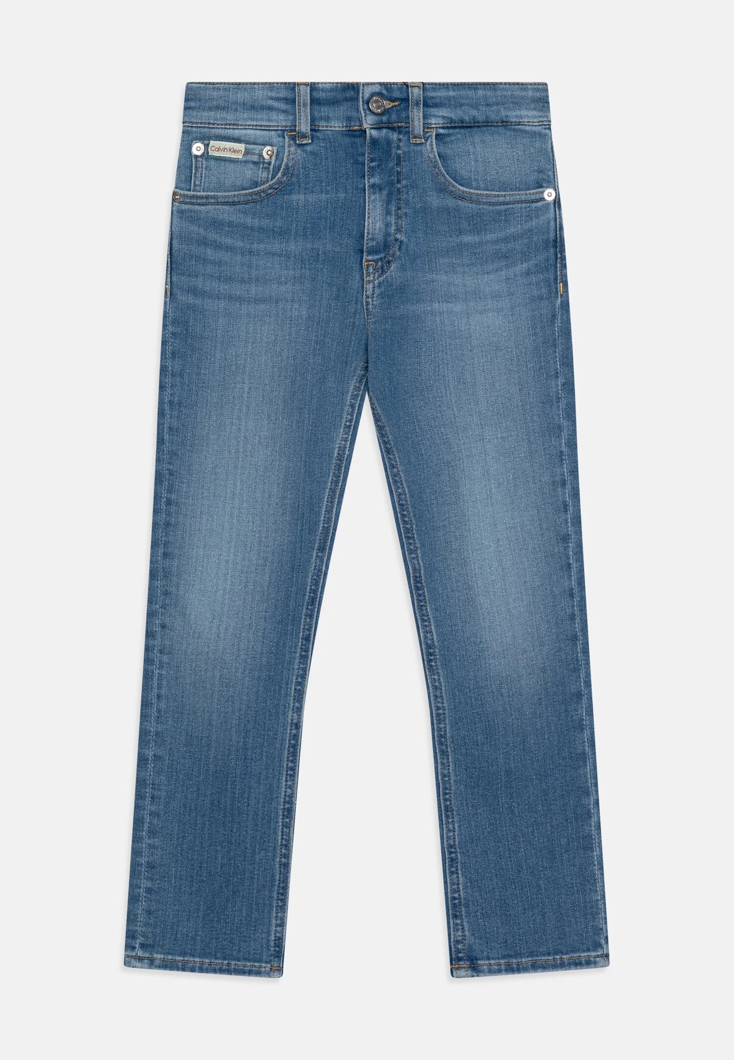 Calvin Klein Jeans Denim Chiaro Bambino Vita Regolabile Quotidiano PE26