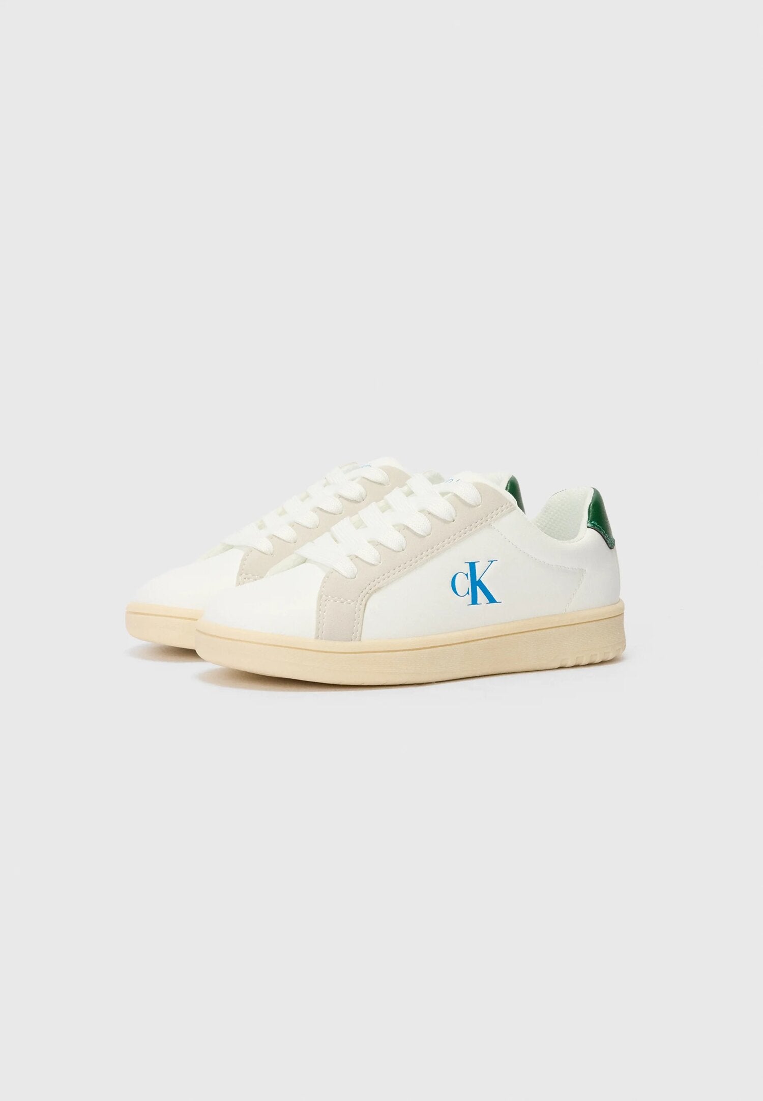Calvin Klein Scarpa Bianca Bambino In Tessuto Sneakers Basse |Da Passeggio AI 25 | CammarataMode