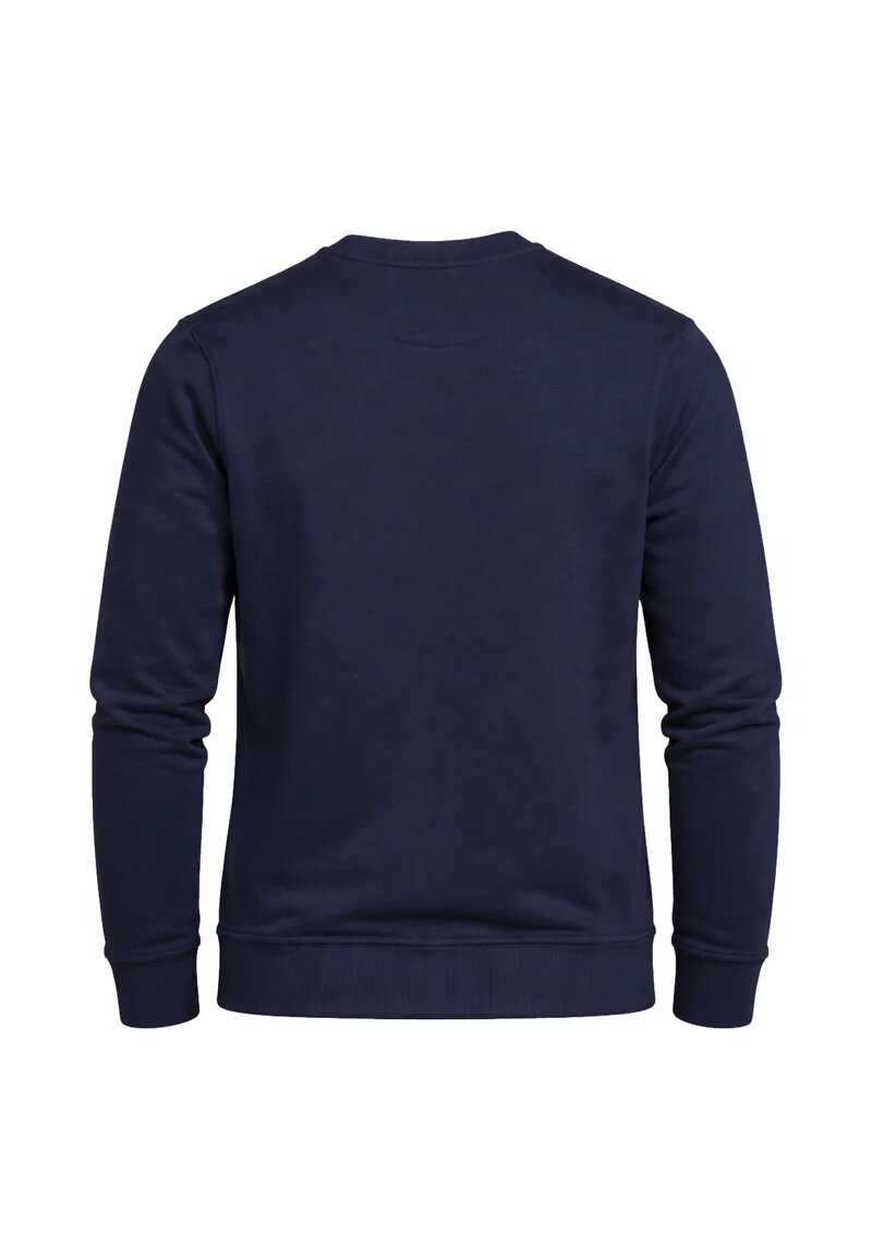 John Richmond Felpa Blu Logo Piccolo Uomo Girocollo - UMP26025FE_