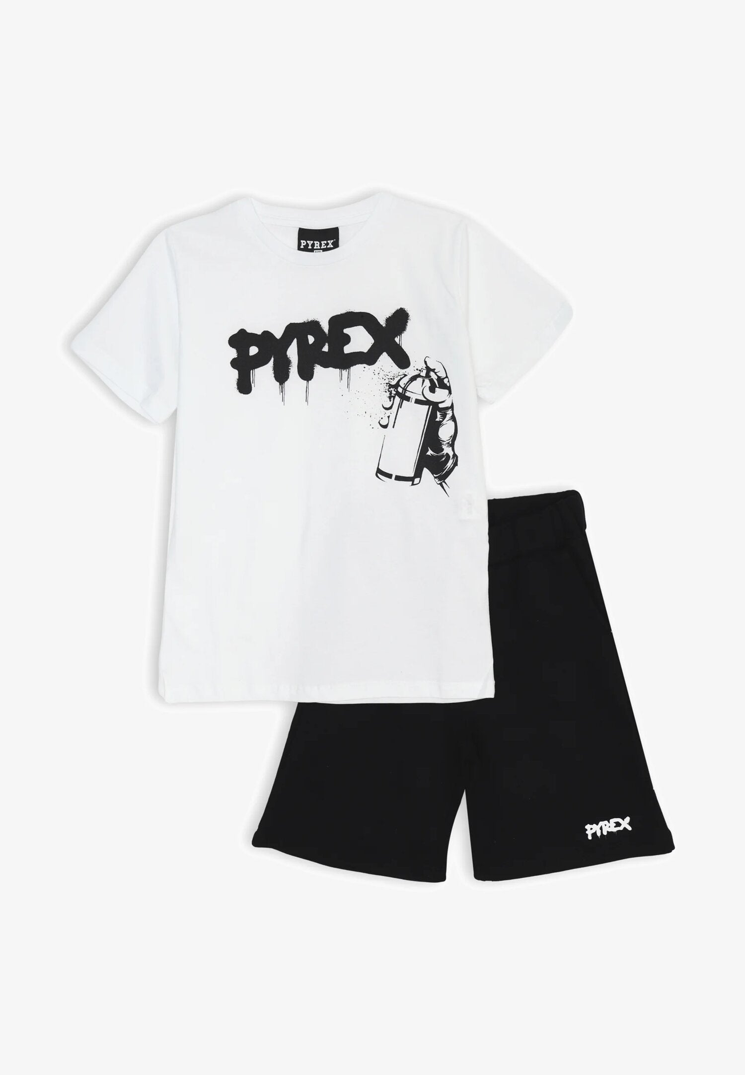 Pyrex Kids White Set - T-shirt &amp; Bermuda Spring 25 | CammarataMode