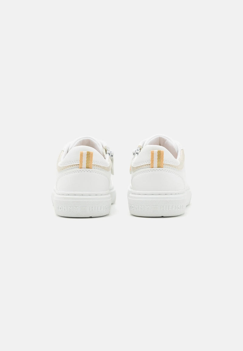 Sneaker bianco platino Tommy Hilfiger bambina ragazza primavera 2025 - BIANCO | CammarataMode