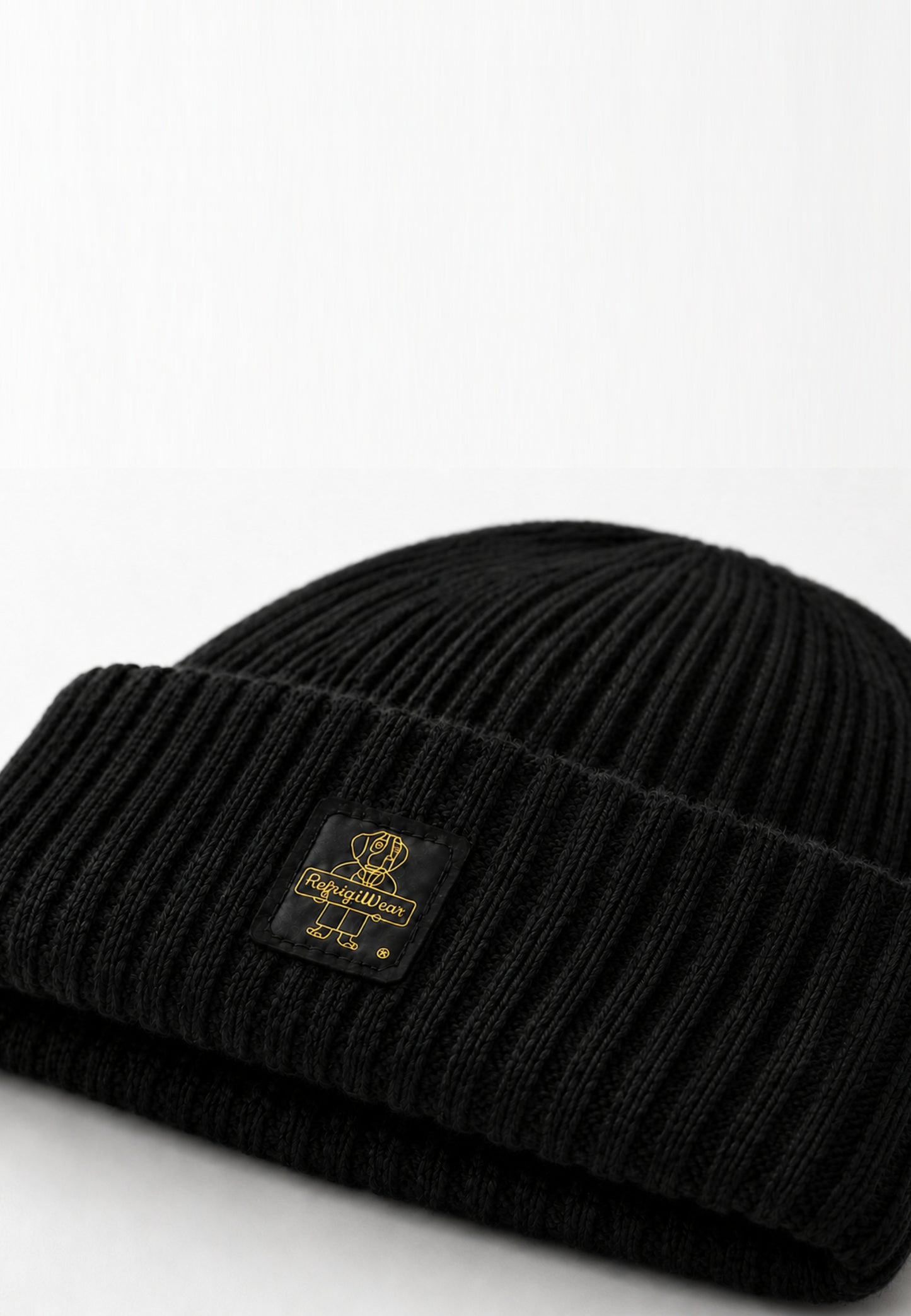 REFRIGIWEAR CAPPELLO nero IN LANA CON LOGO Uomo colorado hat.ne_