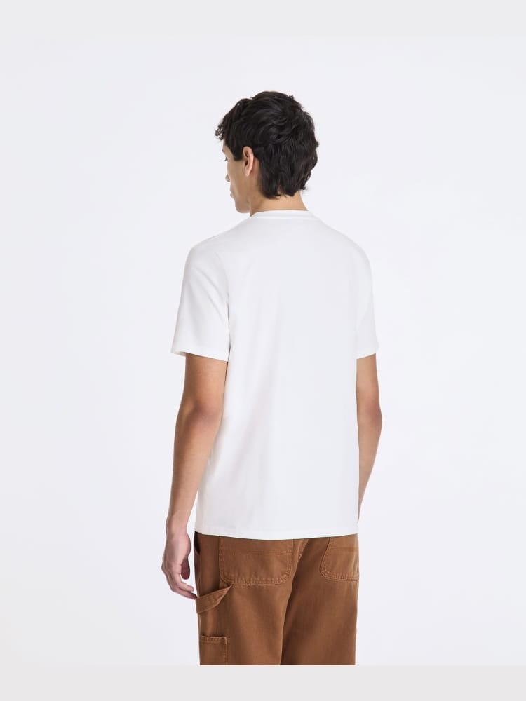Peuterey tshirt bianca uomo maxi logo