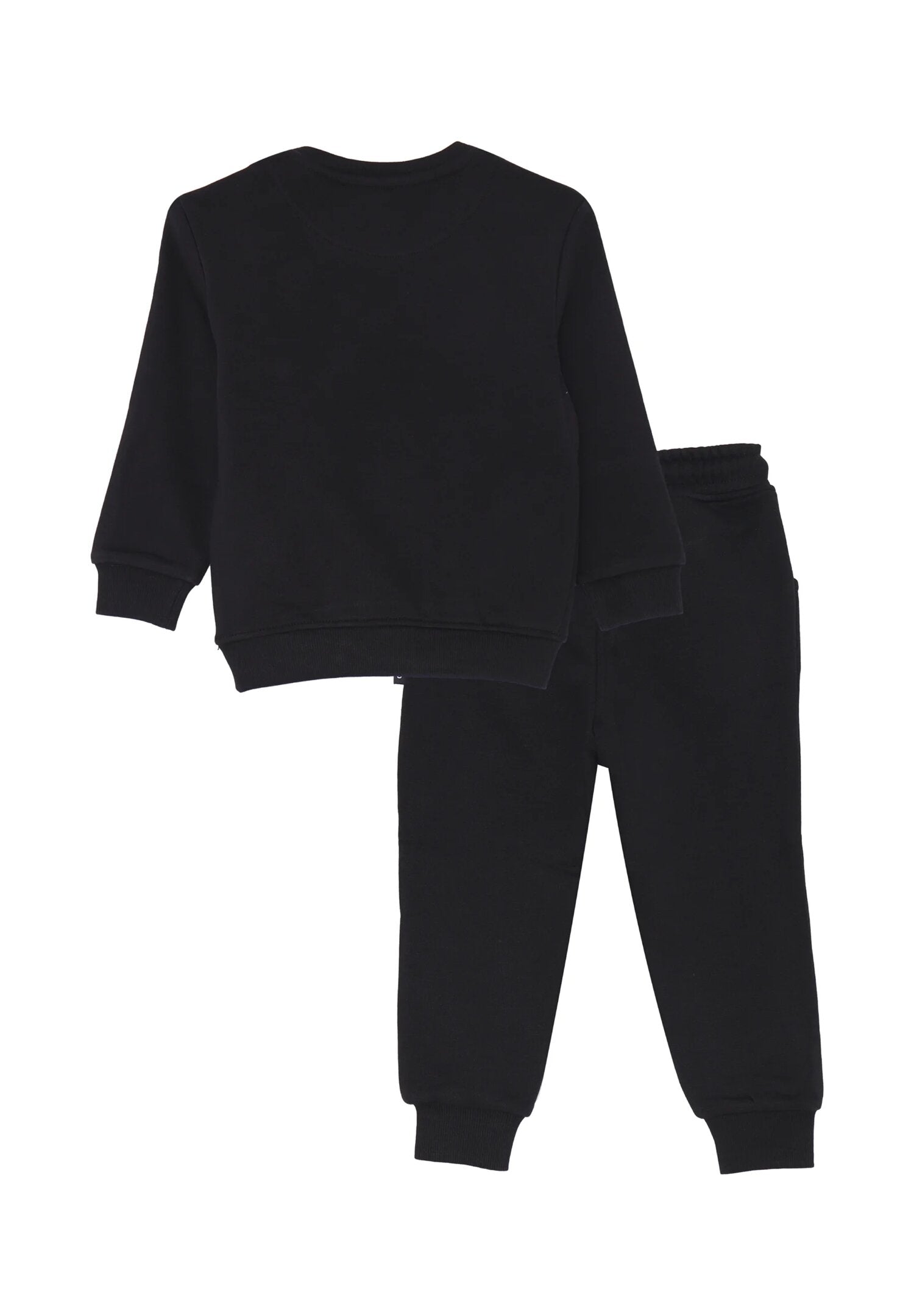 John Richmond completo neonato nero cotone inverno con bottoni spalla