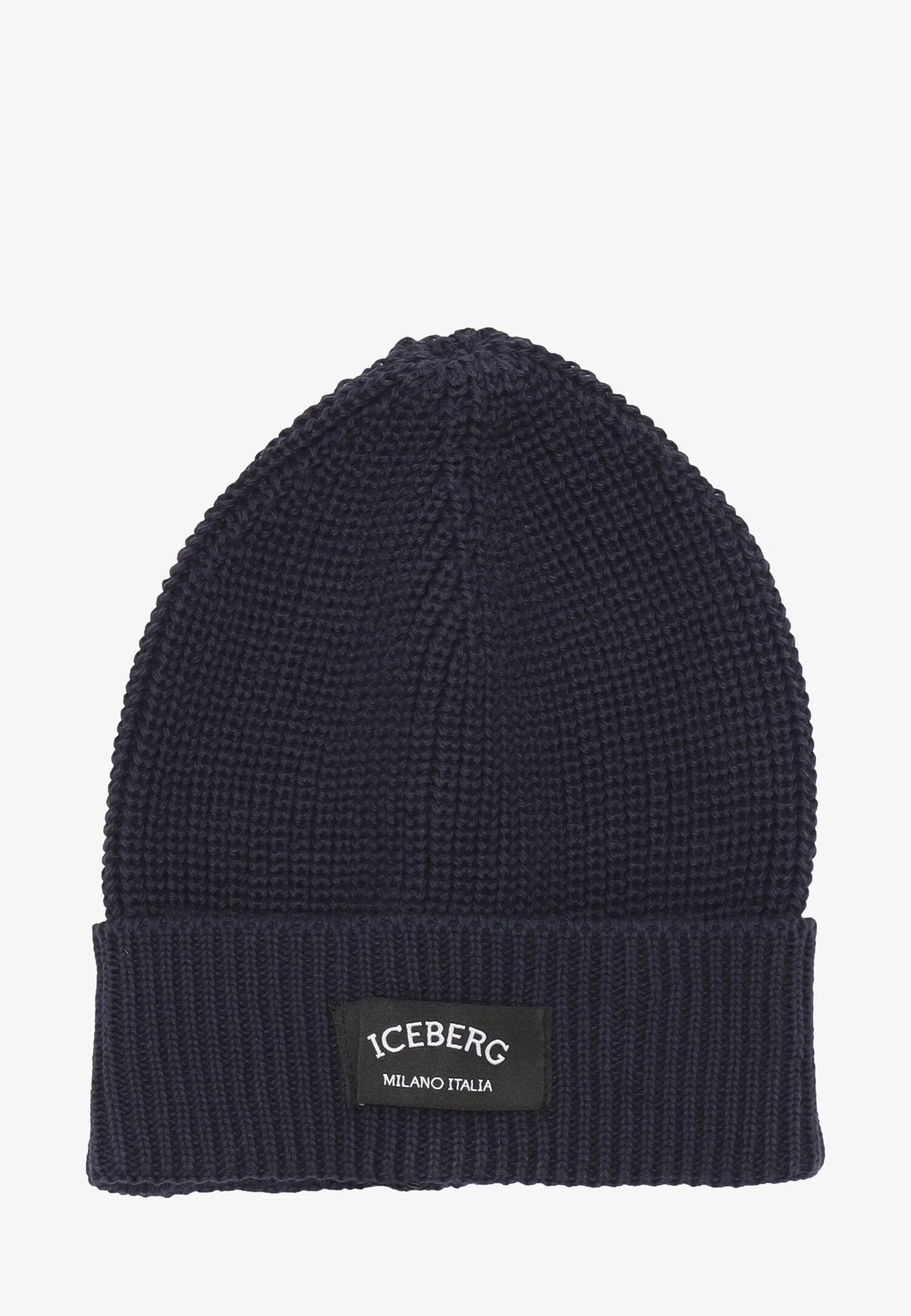 Iceberg Cappello Blu Neonato In Cotone Cuffia Uso Quotidiano AI25