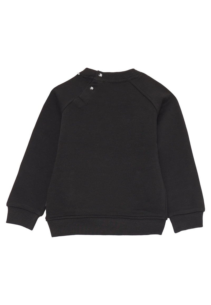 John Richmond tuta neonata nera 6-36 mesi in cotone con logo - NERO | CammarataMode