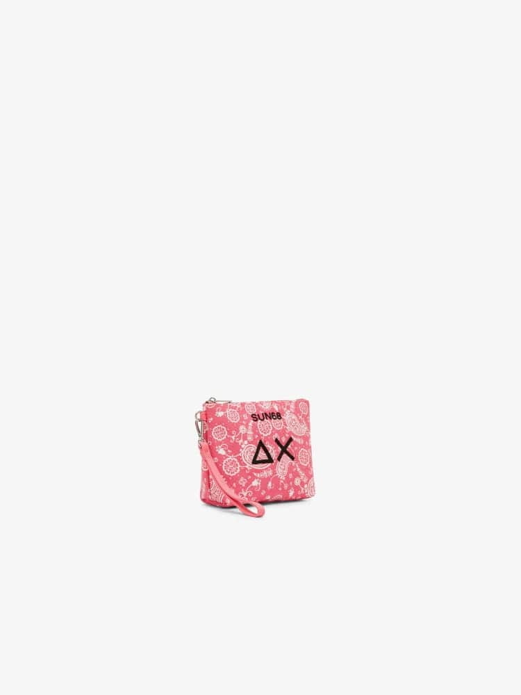 Sun68 pochette fucsia donna stampa all over