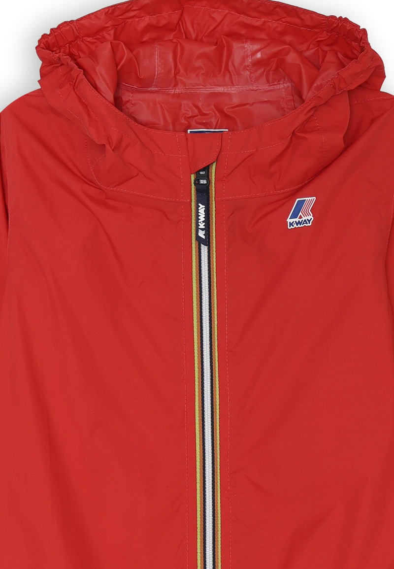 K-Way Red Windbreaker Jacket Kids Spring Summer 2025 - RED | CammarataMode