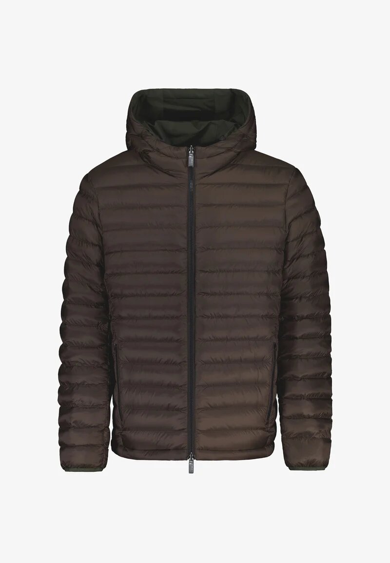 Ciesse Piumini Giubbotto Verde Uomo In Nylon Con Cappuccio Invernale AI25