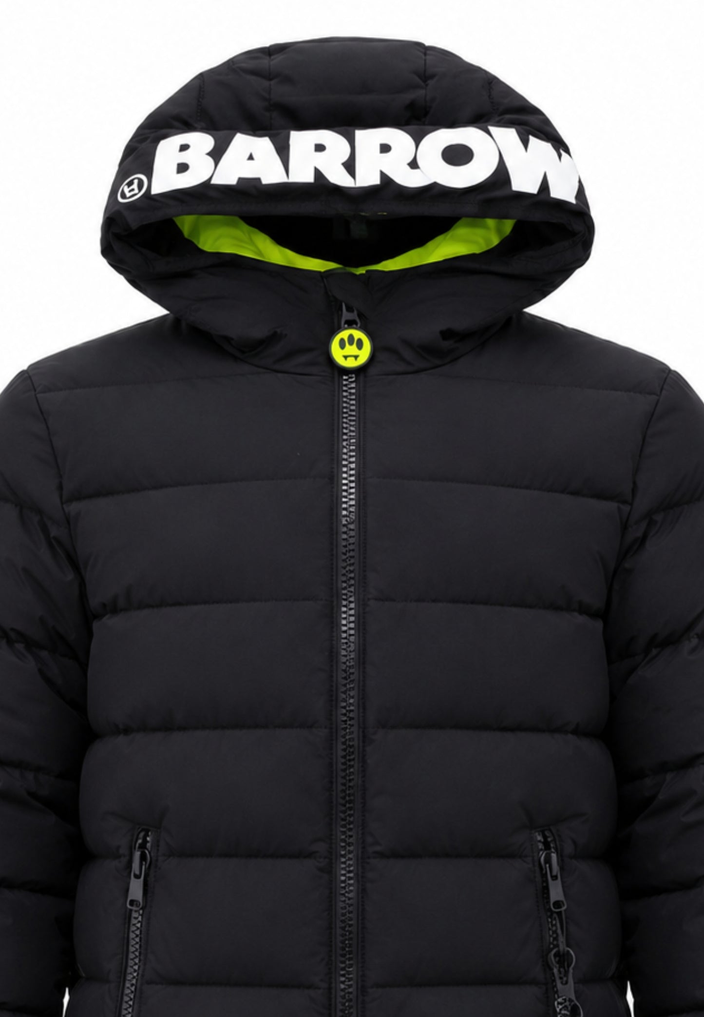 BARROW GIUBBOTTO NERO con logo nel cappuccio e portachiavi orsetto Bambini e ragazzi F6BKJUPF004.NE_