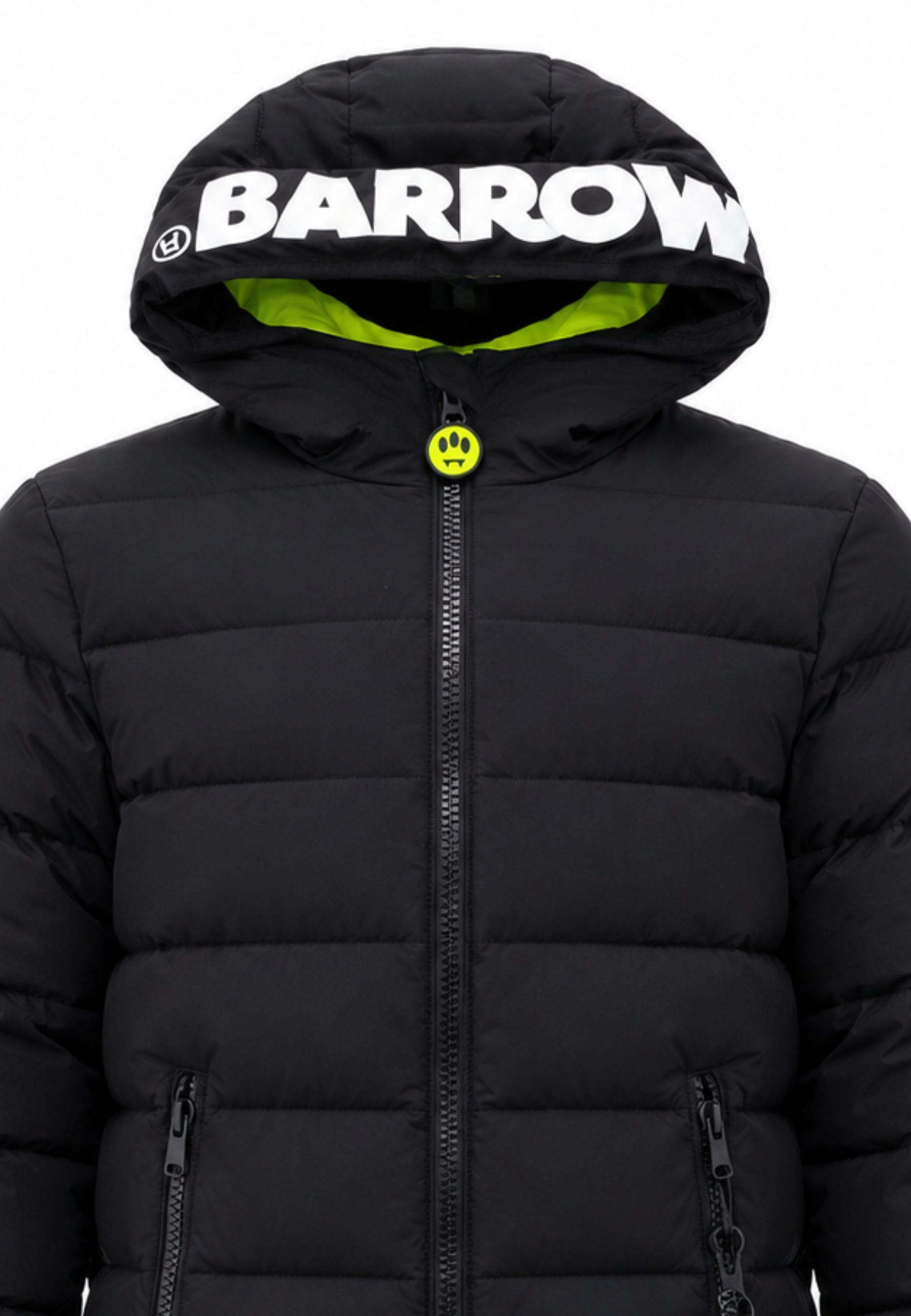 BARROW GIUBBOTTO NERO con logo nel cappuccio e portachiavi orsetto Bambini e ragazzi F6BKJUPF004.NE_