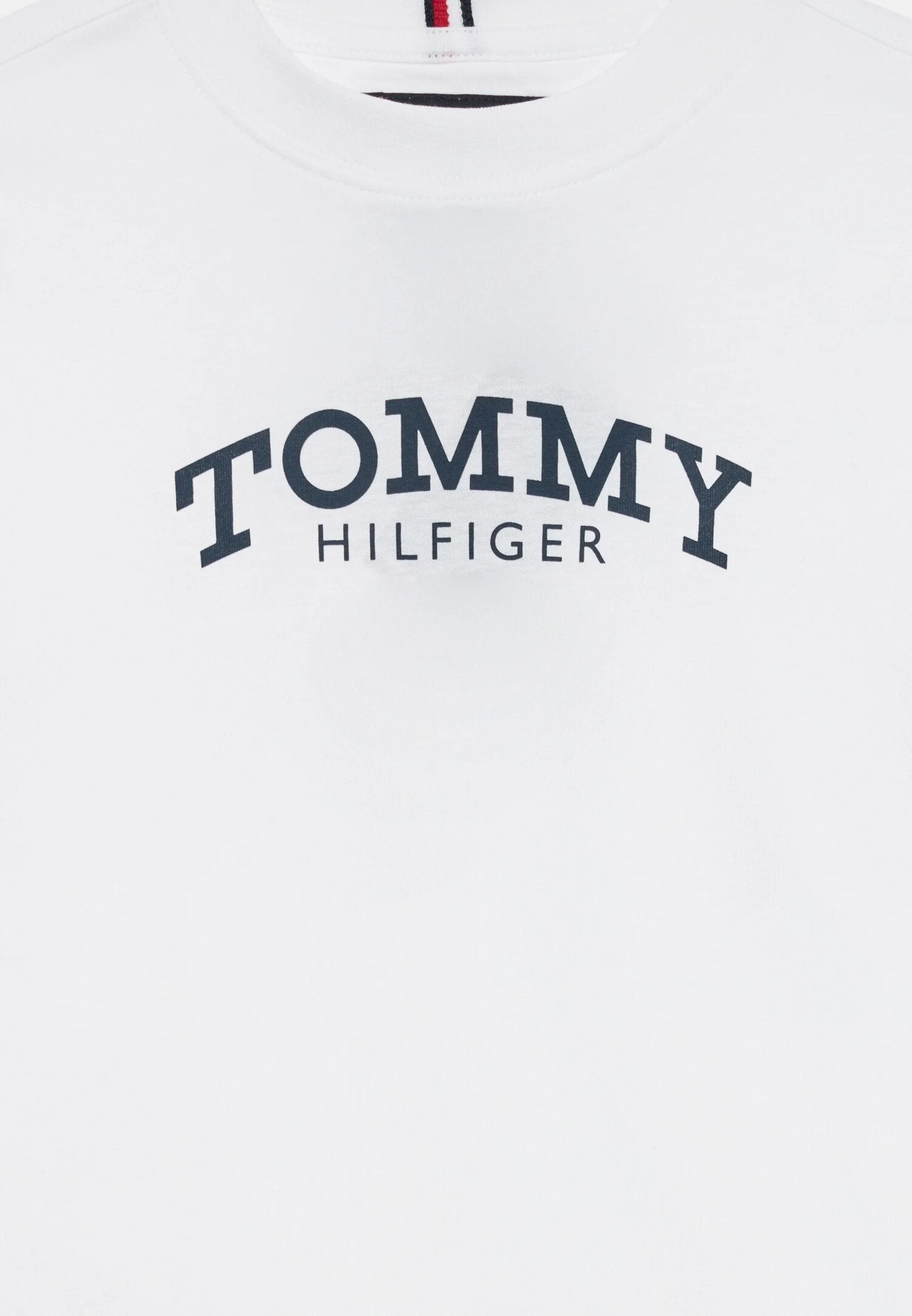 Tommy Hilfiger Tshirt Ragazzo Bianco Maniche Lunghe Scuola PE26