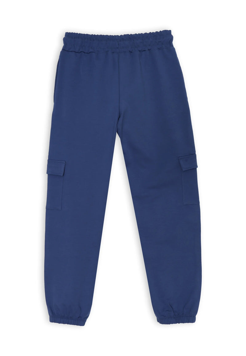 Completo Dimensione Danza blu con logo rosa per bambina primavera estate 2025 - BLU | CammarataMode