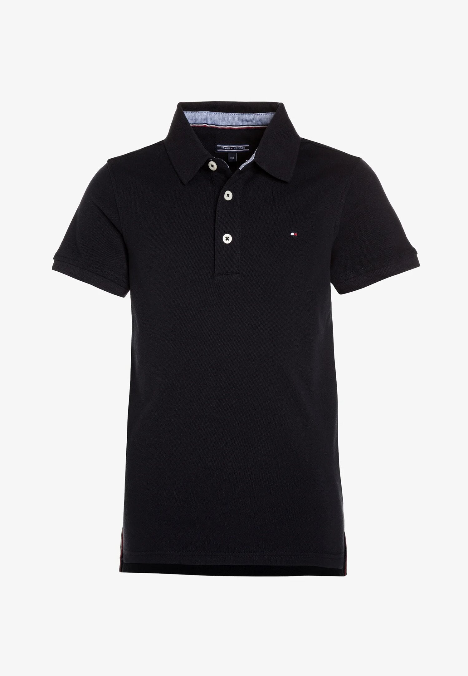 Tommy Hilfiger Polo Blu Bambino In Cotone Maniche Corte Primaverile PE26