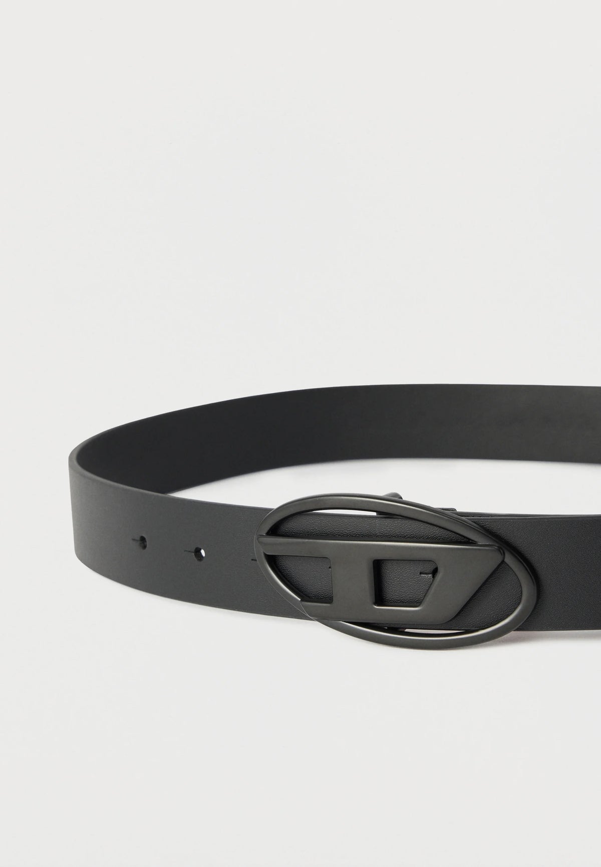 Diesel Cintura nera con fibbia logo Bambini e ragazzi B1DRN.NE_