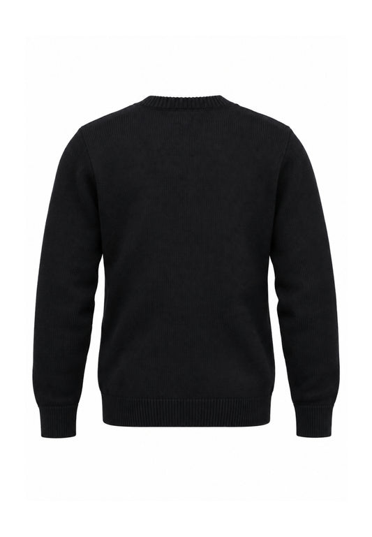 Diesel MAGLIONCINO NERO CON LOGO CENTRALE Bambini e ragazzi KLIMO.NE_