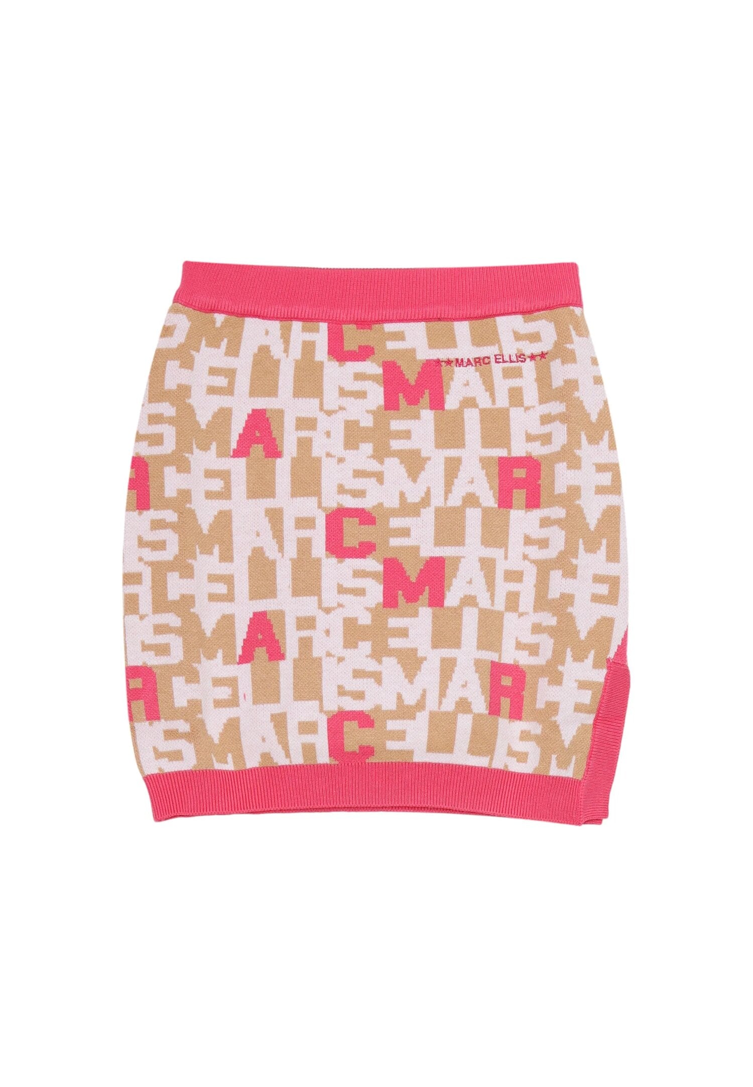 Marc Ellis Completo Rosa Bambina Con Gonna In Maglia Girocollo Elegante AI25