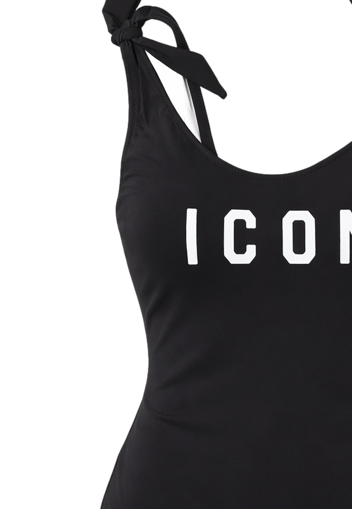 Icon Costume Nero Intero Logo Icon Davanti Bambina IGCS001265_