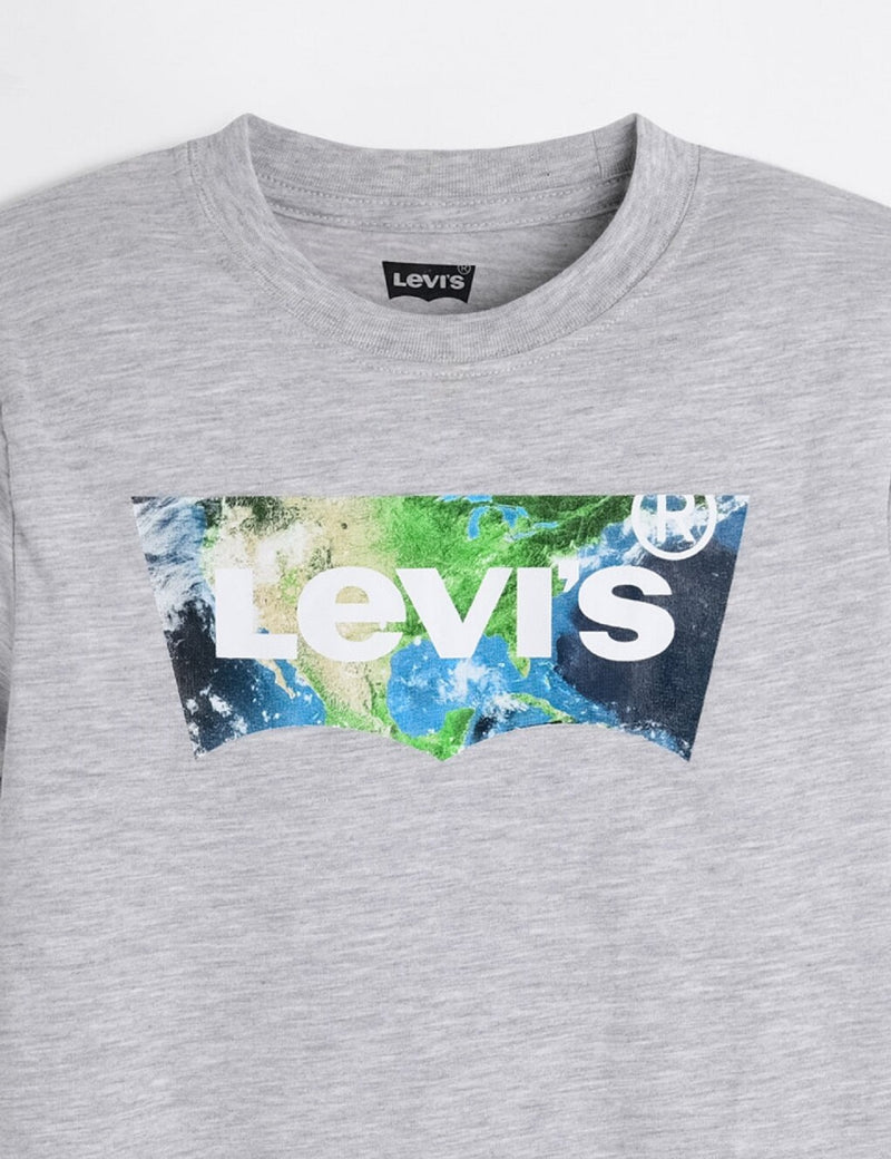 Levi's T-Shirt Bambino Grigia Junior Manica Corta Logo Terra - GRIGIO | CammarataMode