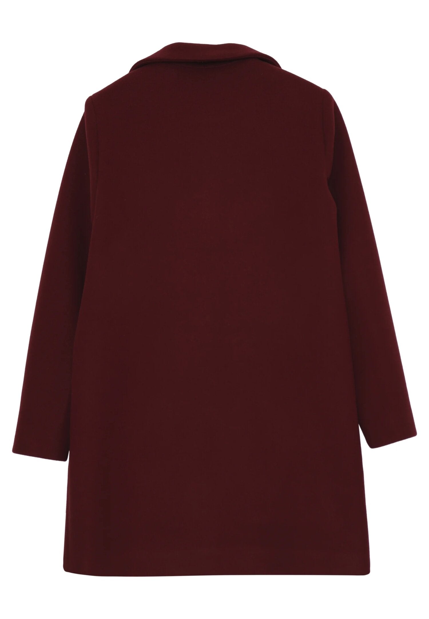 Kocca cappotto corto bordeaux bambina e ragazza elegante invernale