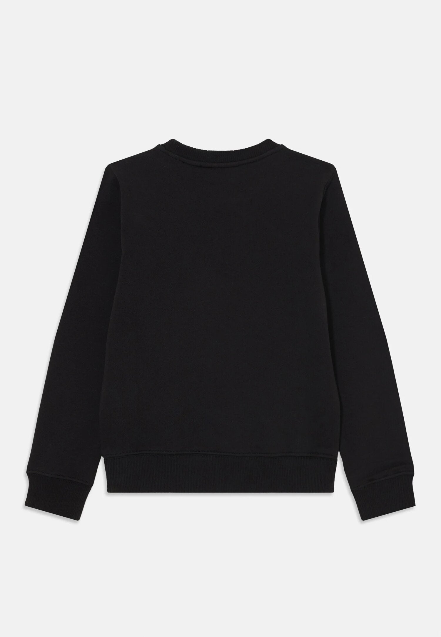 Calvin Klein Felpa Nero Bambino In Cotone Girocollo Sportivo PE26