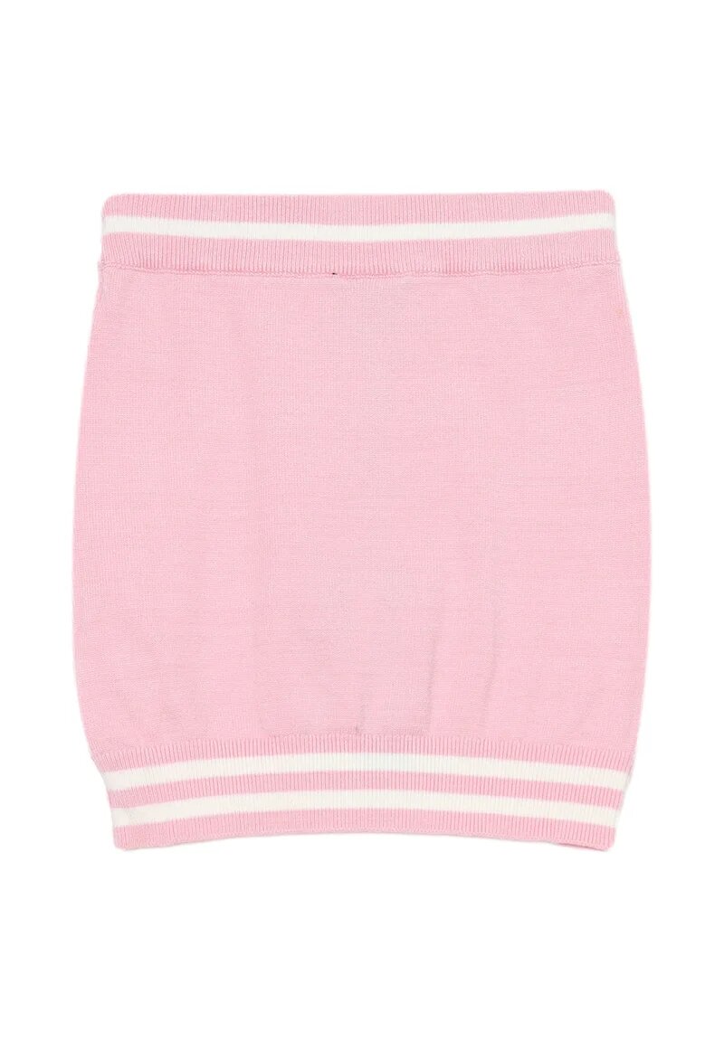 Marc Ellis Completo Rosa Bambina Con Gonna In Maglia Girocollo Elegante AI25