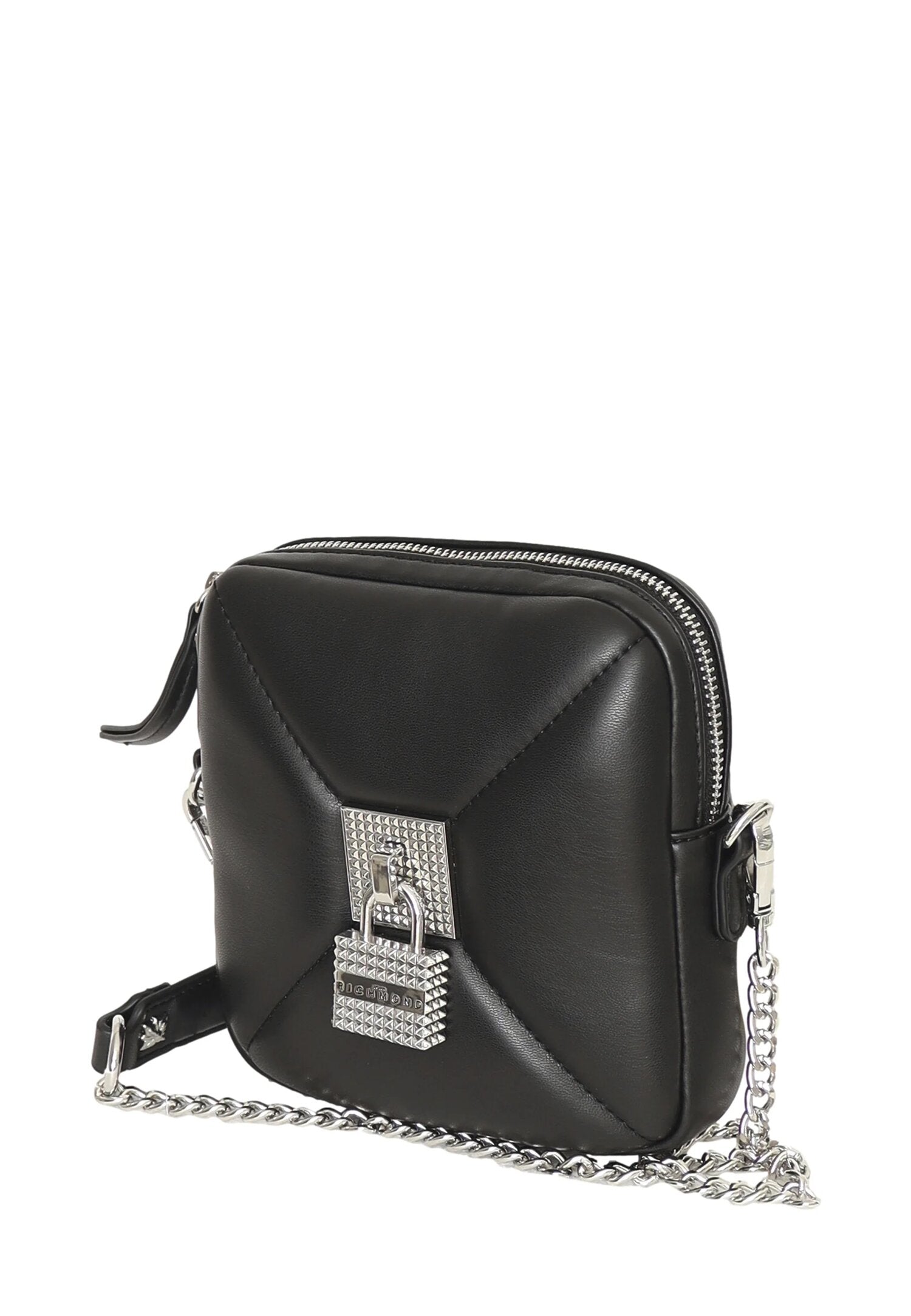 John Richmond Borsa Nera Bambina In Ecopelle Tracolla Elegante AI25