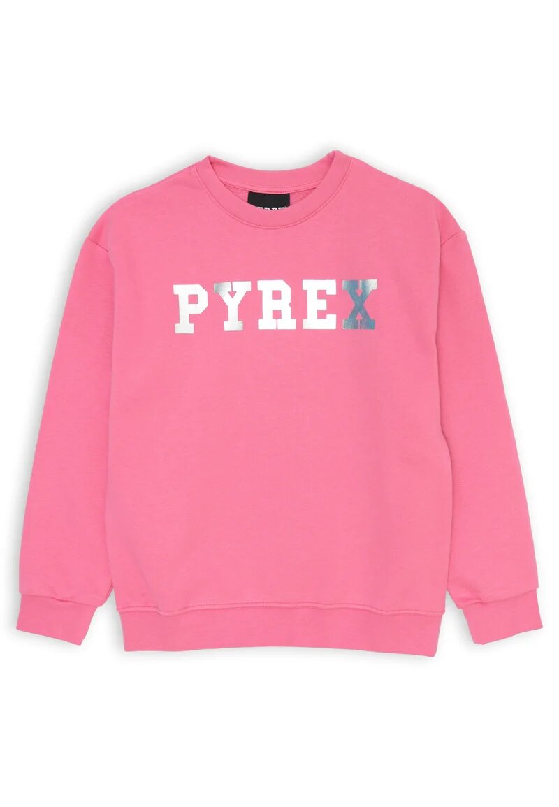 Tuta ragazza felpa e pantalone rosa bianco Pyrex - BIANCO | CammarataMode