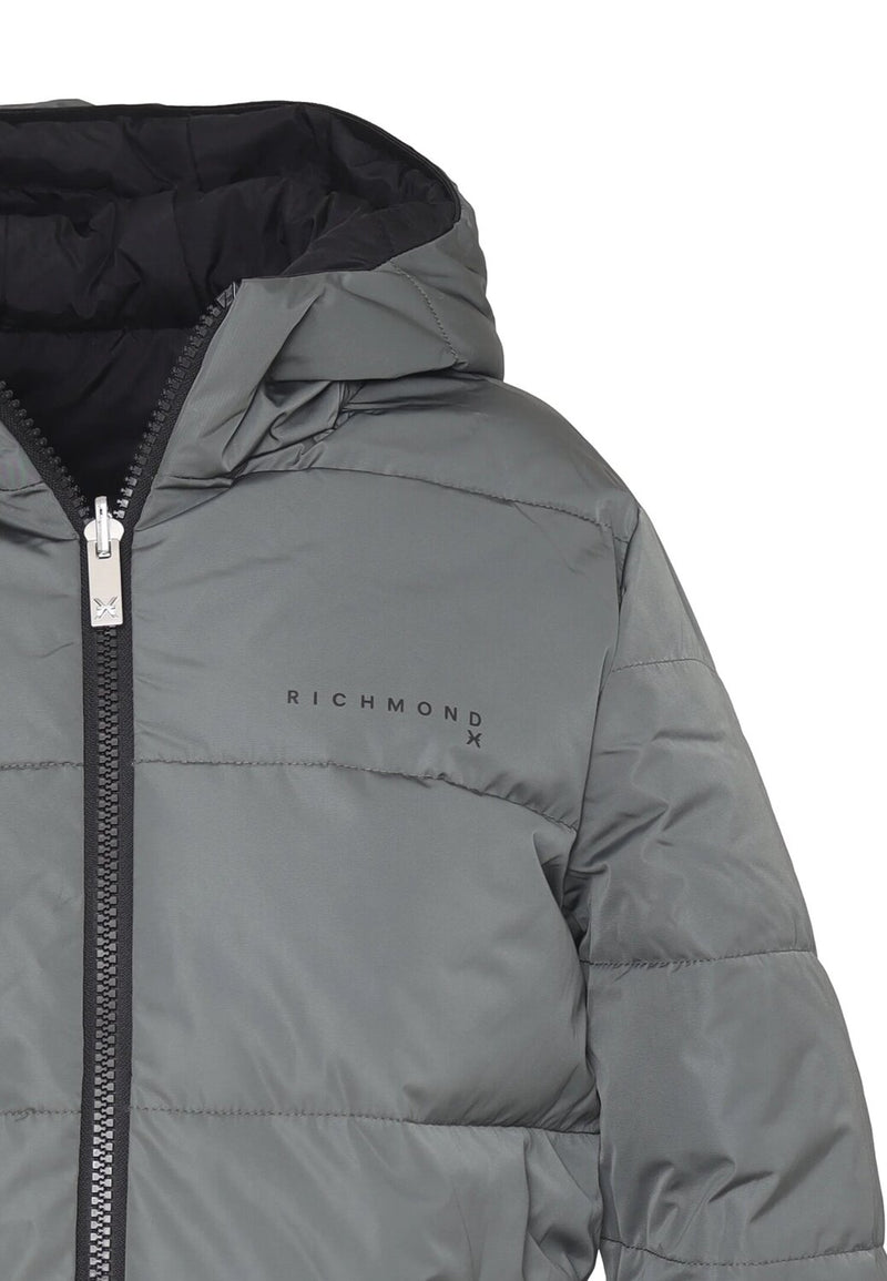 John Richmond Cappotto Reversibile Uomo Verde Militare/Nero – Piumino Invernale - VERDE | CammarataMode
