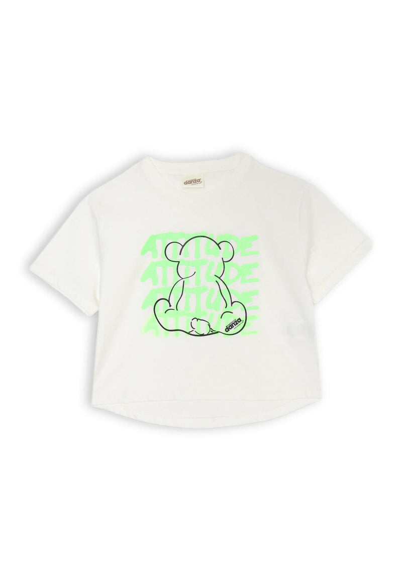 Complete Size Dance Girl Black and White with Fluorescent Details - CREAM | CammarataMode