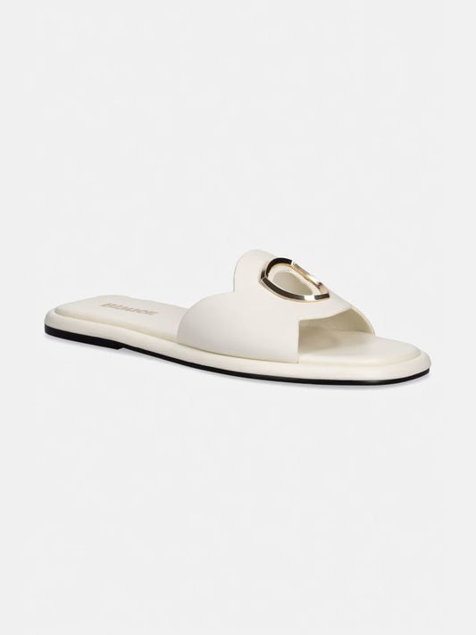 Blauer scarpe crema donna logo sul davanti