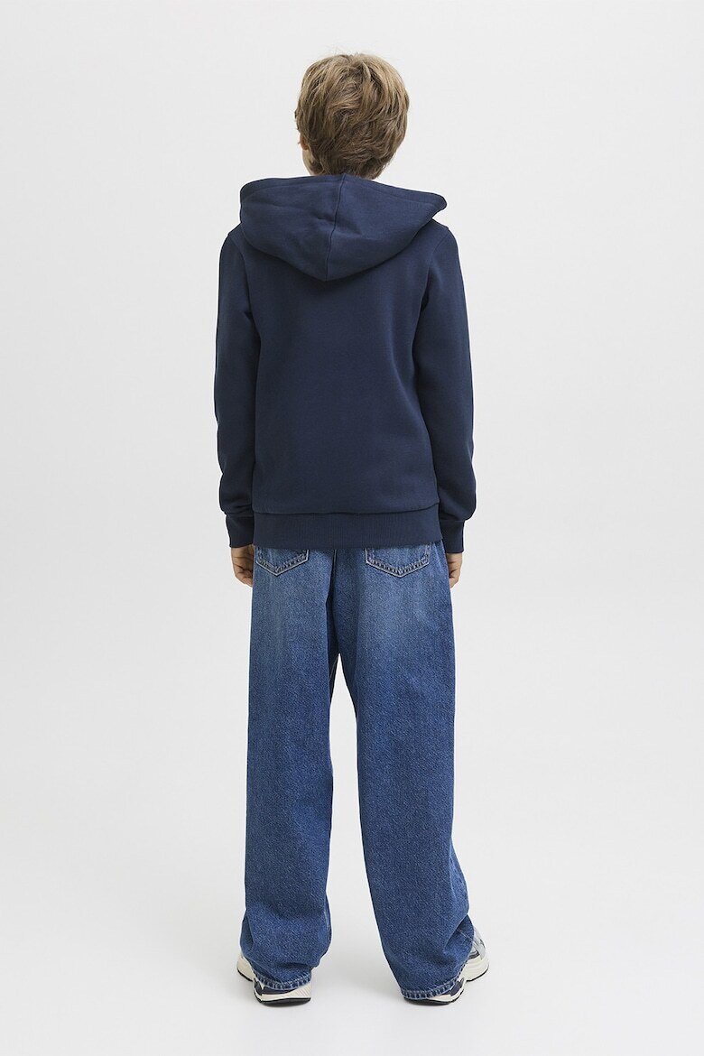 Jack & Jones Junior Felpa Blu Bambino In Cotone Con Zip | Quotidiano AI25 | CammarataMode
