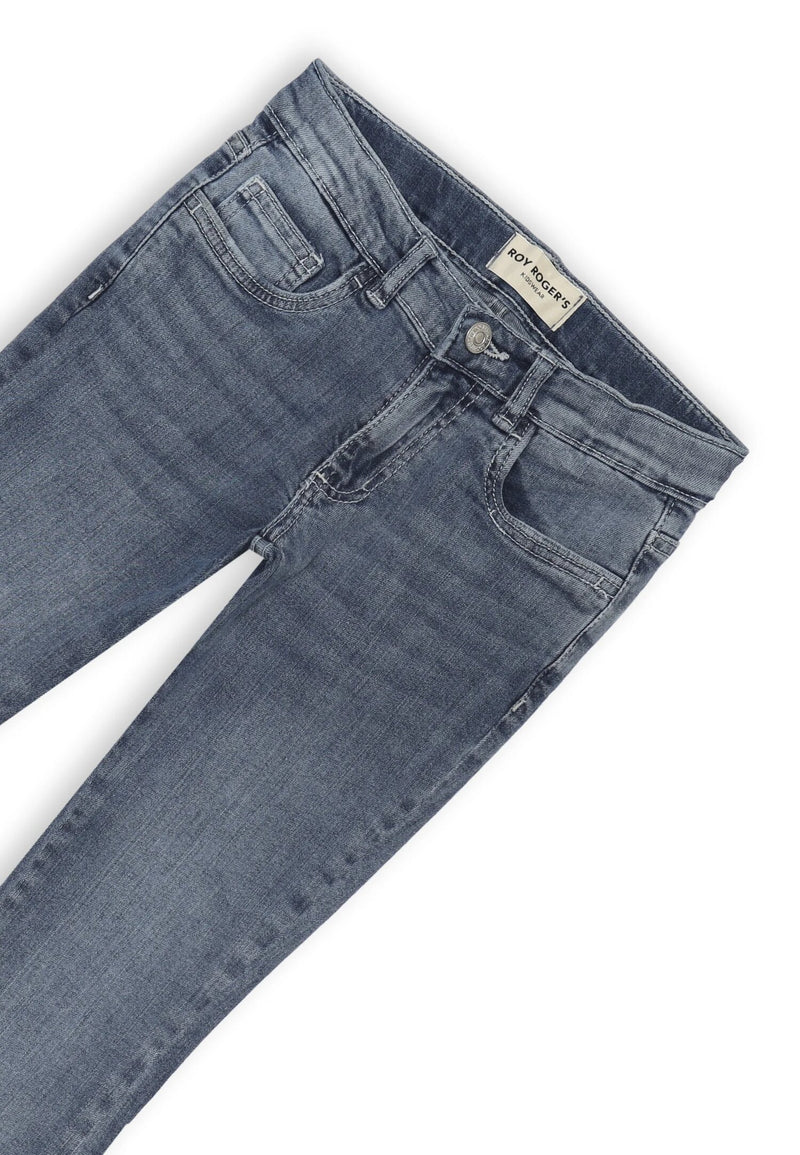 Roy Rogers - Jeans Bootcut Bambina Blu Svasato Frange P/E 25 - DENIM | CammarataMode