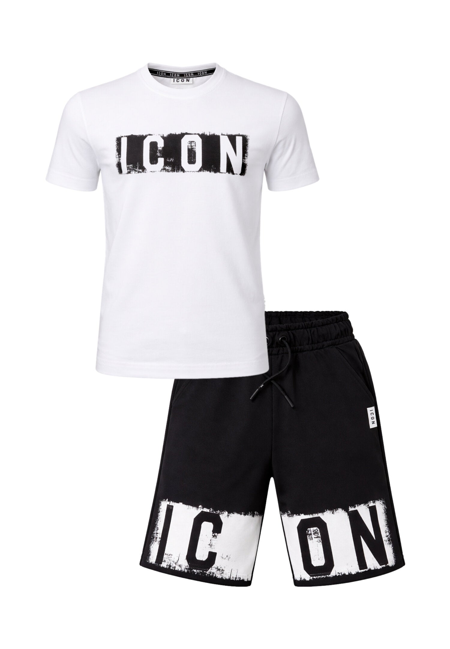 Icon Completo Logo Strappato Bambino Maniche Corte - IBKS001111+1112_