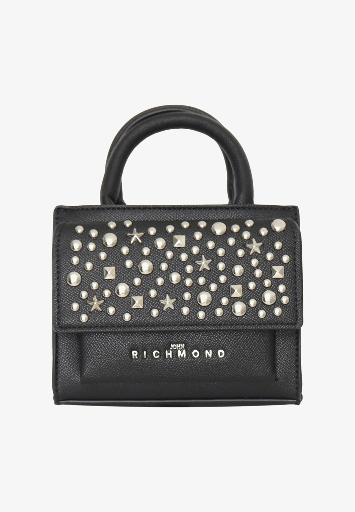 John Richmond Borsa Nera Bambina In Ecopelle Tracolla Elegante AI25