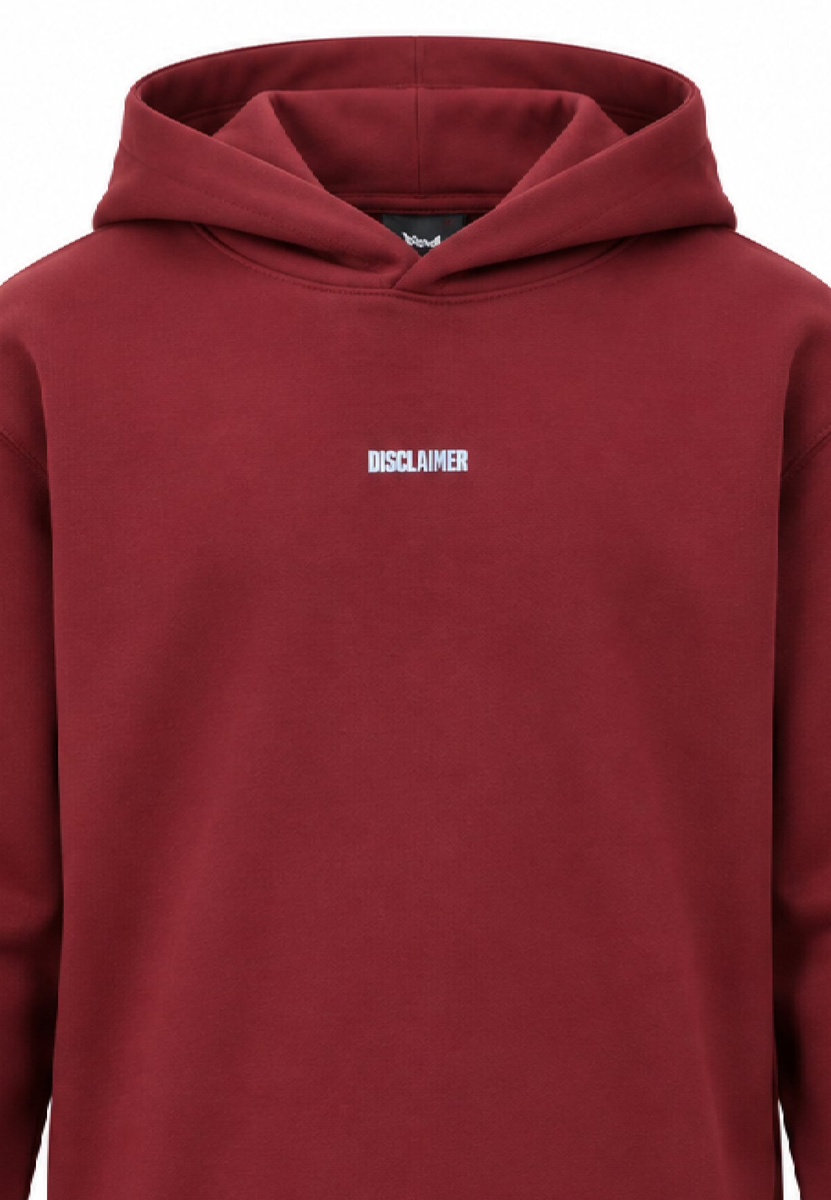 Disclaimer FELPA BORDEAUX CON CAPPUCCIO E MAXI LOGO SUL RETRO Bambini e ragazzi 26IDK59101.BORDEAUX_