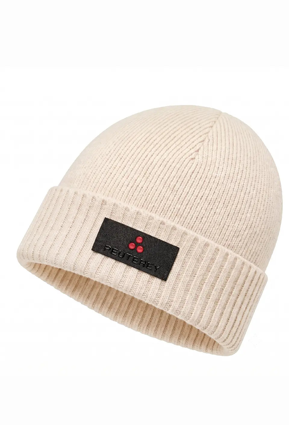 Peuterey CAPPELLO PANNA IN LANA RASATA CON LOGO CENTRALE Bambini e ragazzi SILLI 03 KID.PANNA_