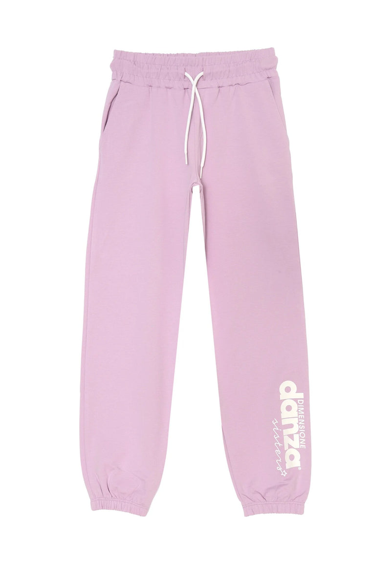 Size Dance tracksuit girls lilac 2-16 years hooded crop sweatshirt - LILAC | CammarataMode