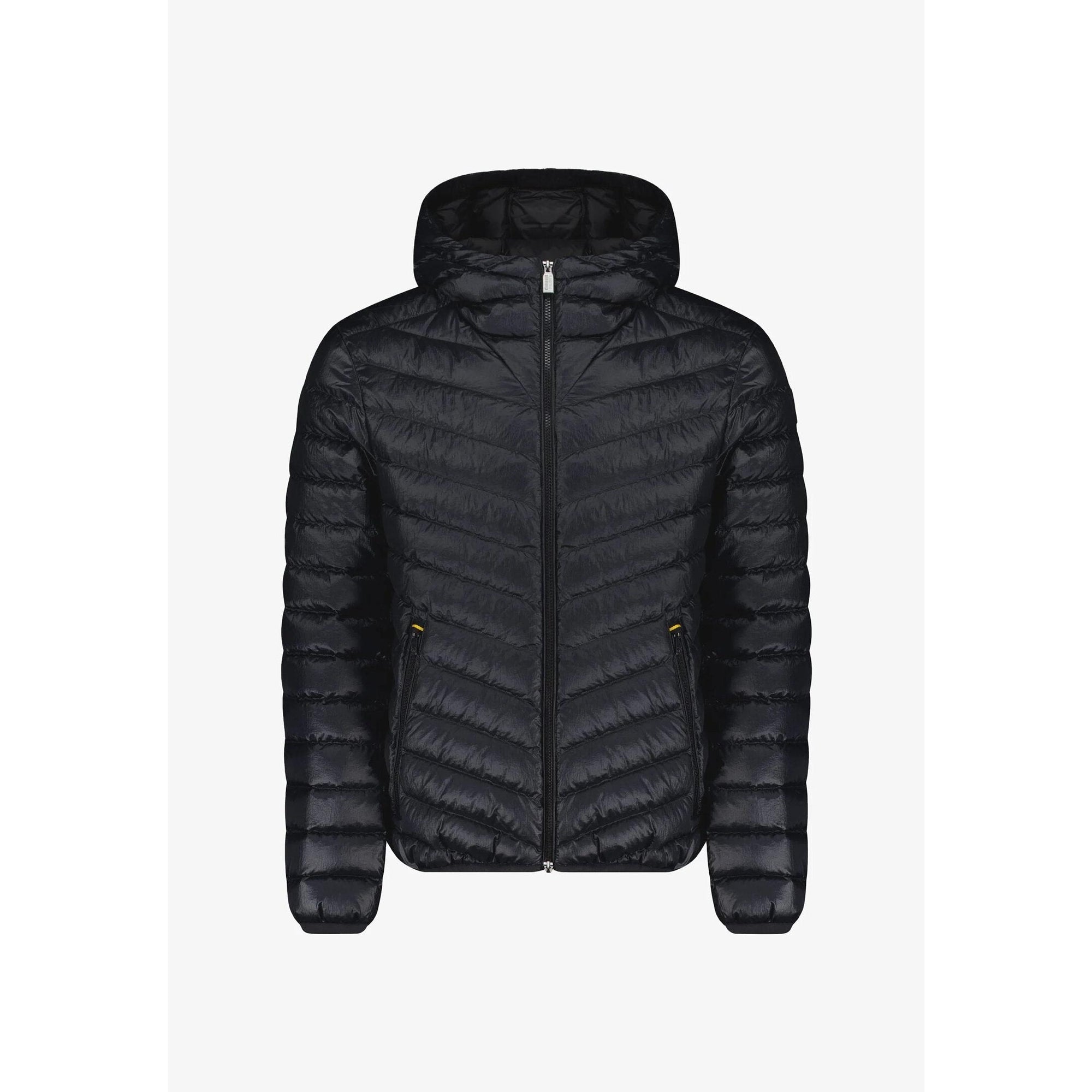 Ciesse Piumini Giubbotto Nero Uomo In Nylon Con Cappuccio Invernale AI25